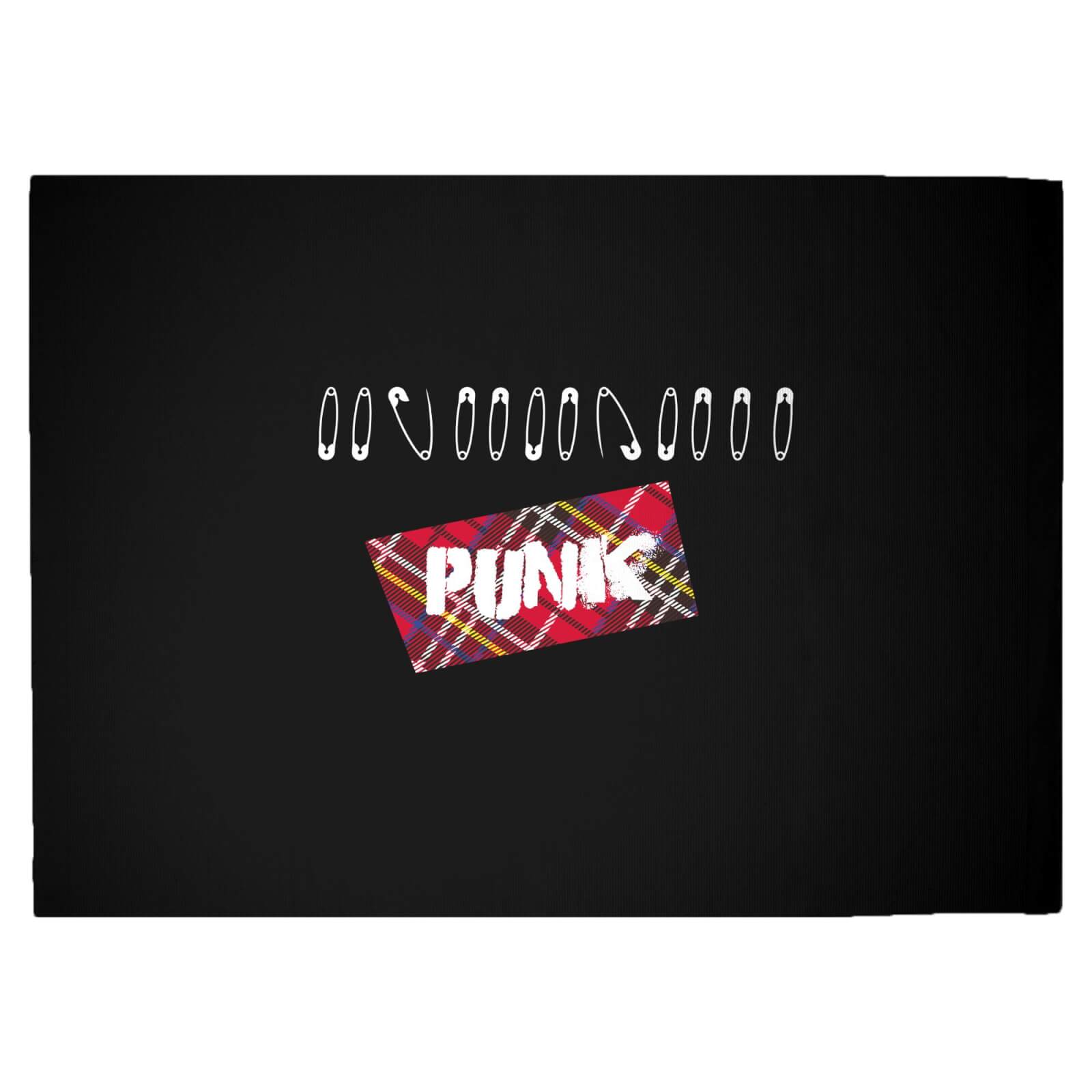 Punk Tartan Woven Rug - Large