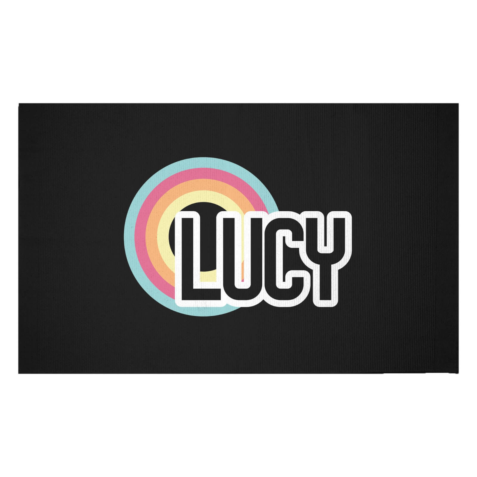 Lucy Rainbow Woven Rug - Small