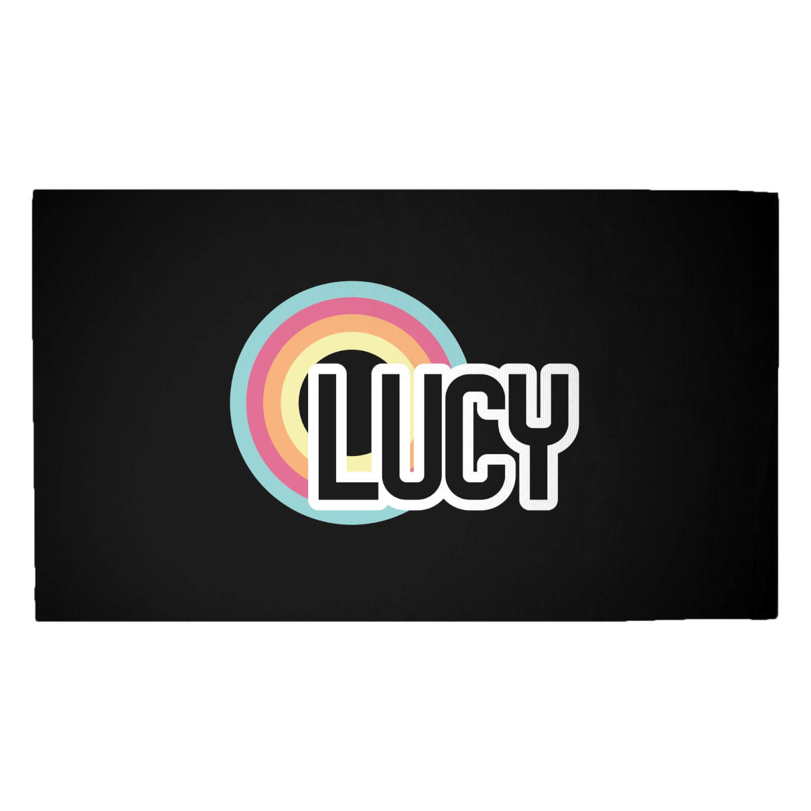 Lucy Rainbow Woven Rug - Medium