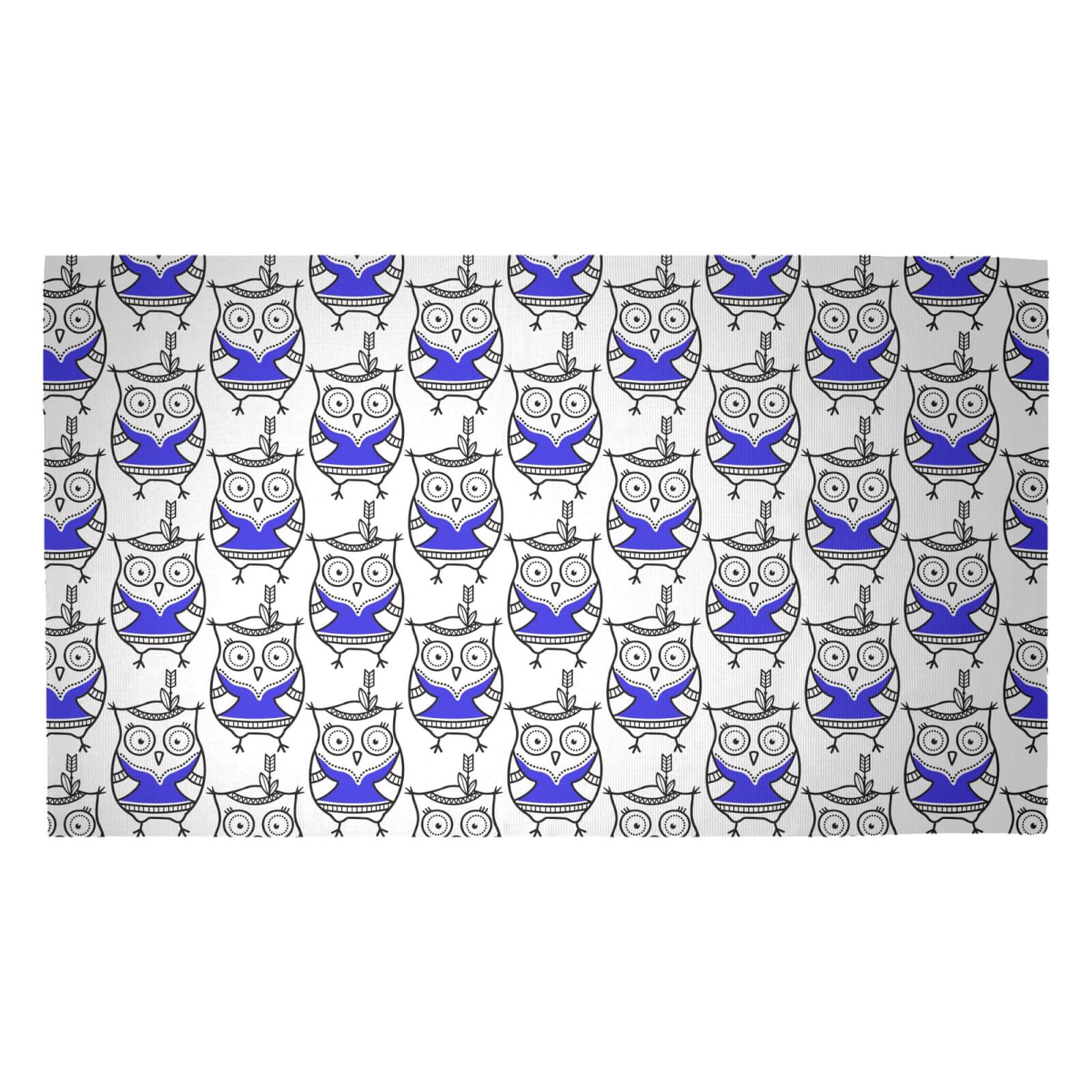 Happy Owl Woven Rug - Medium