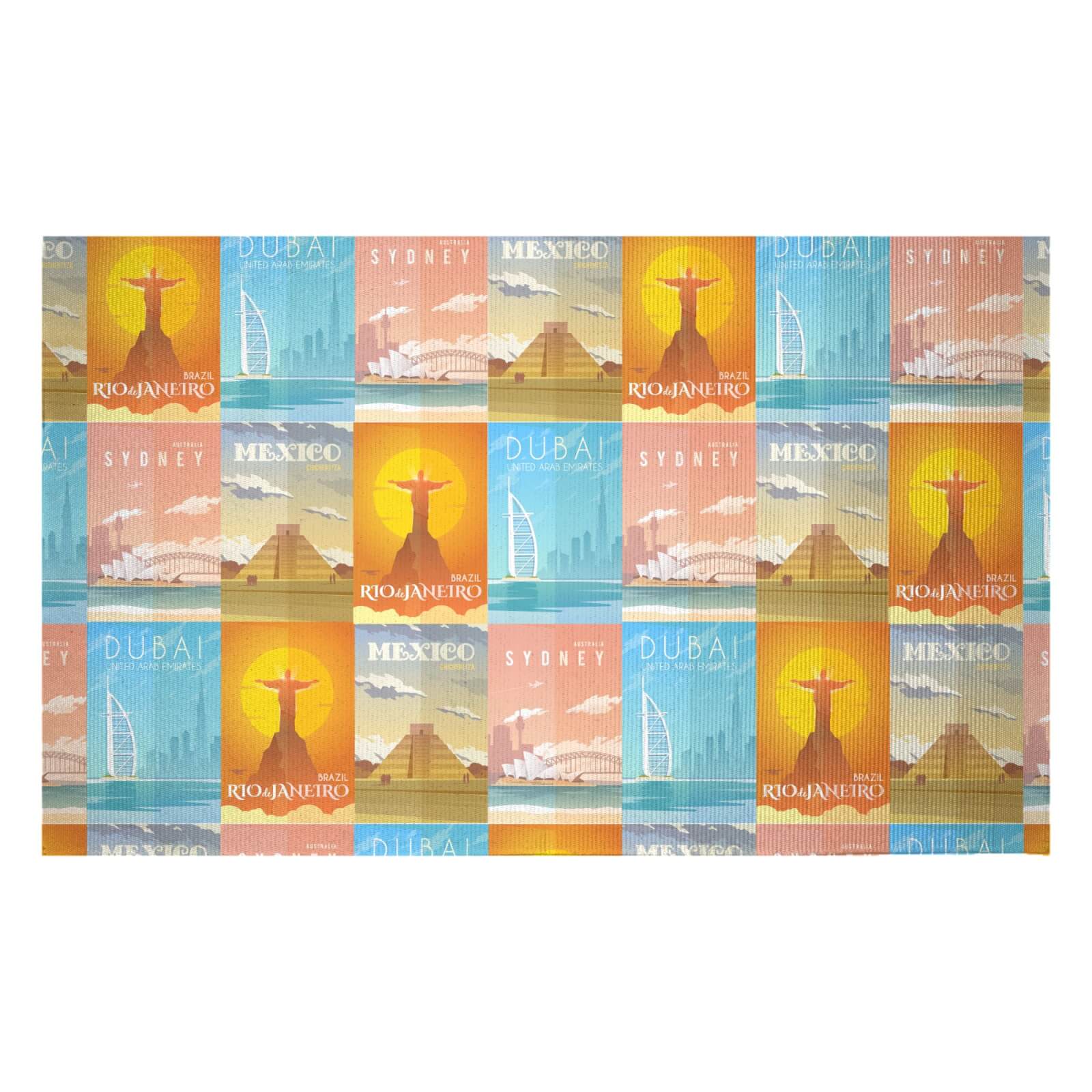 See The World Woven Rug - Small