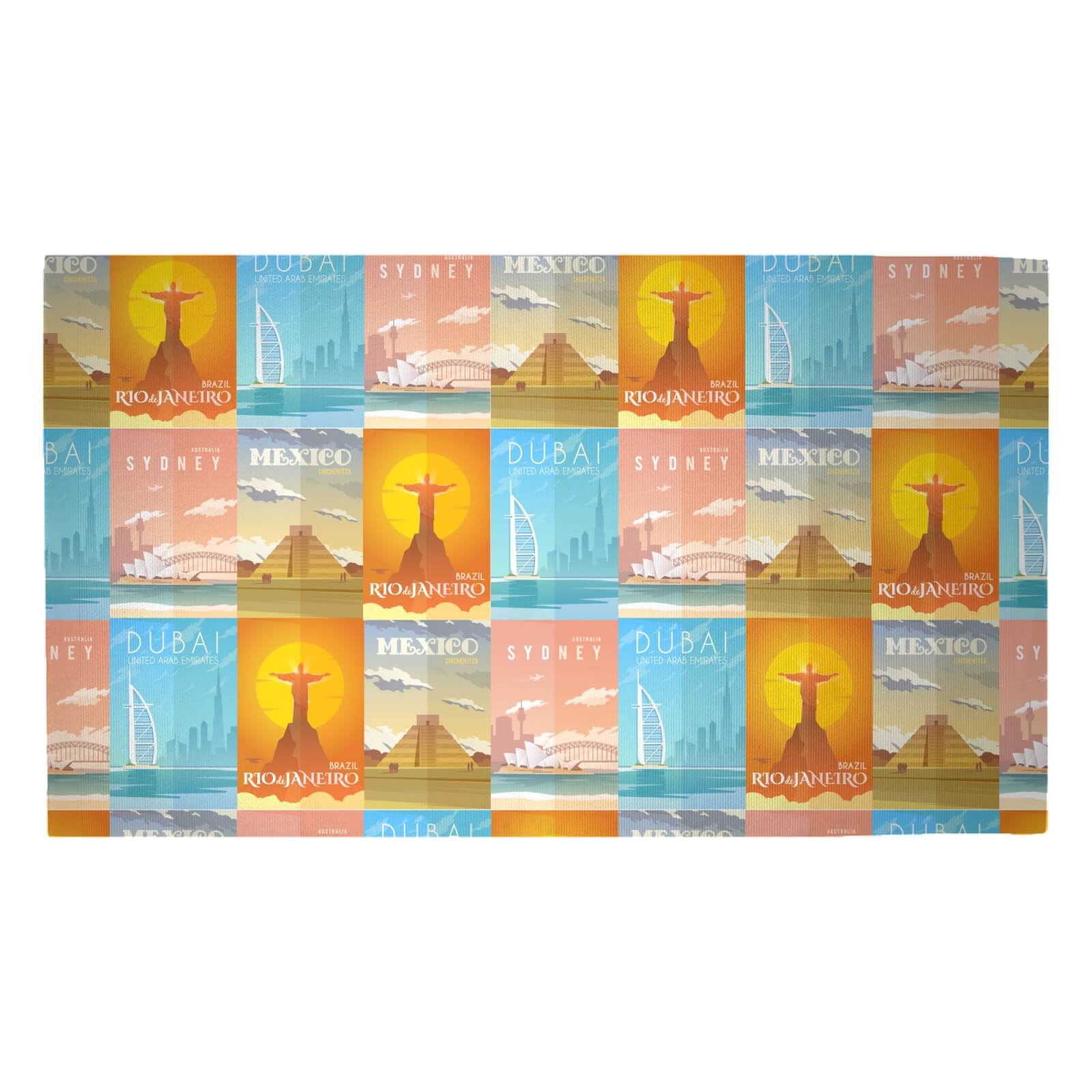 See The World Woven Rug - Medium
