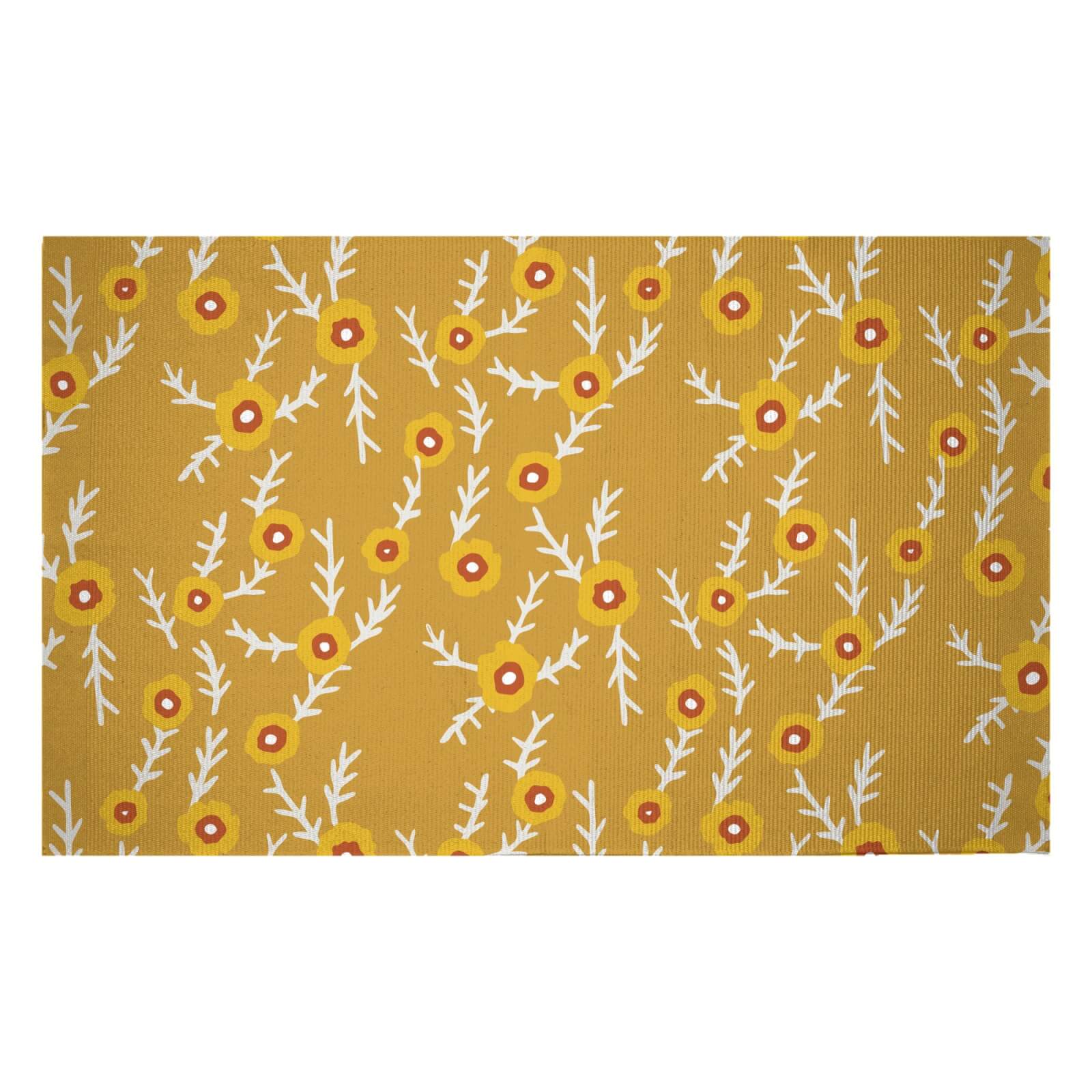 Twigs And Berries Woven Rug - Small