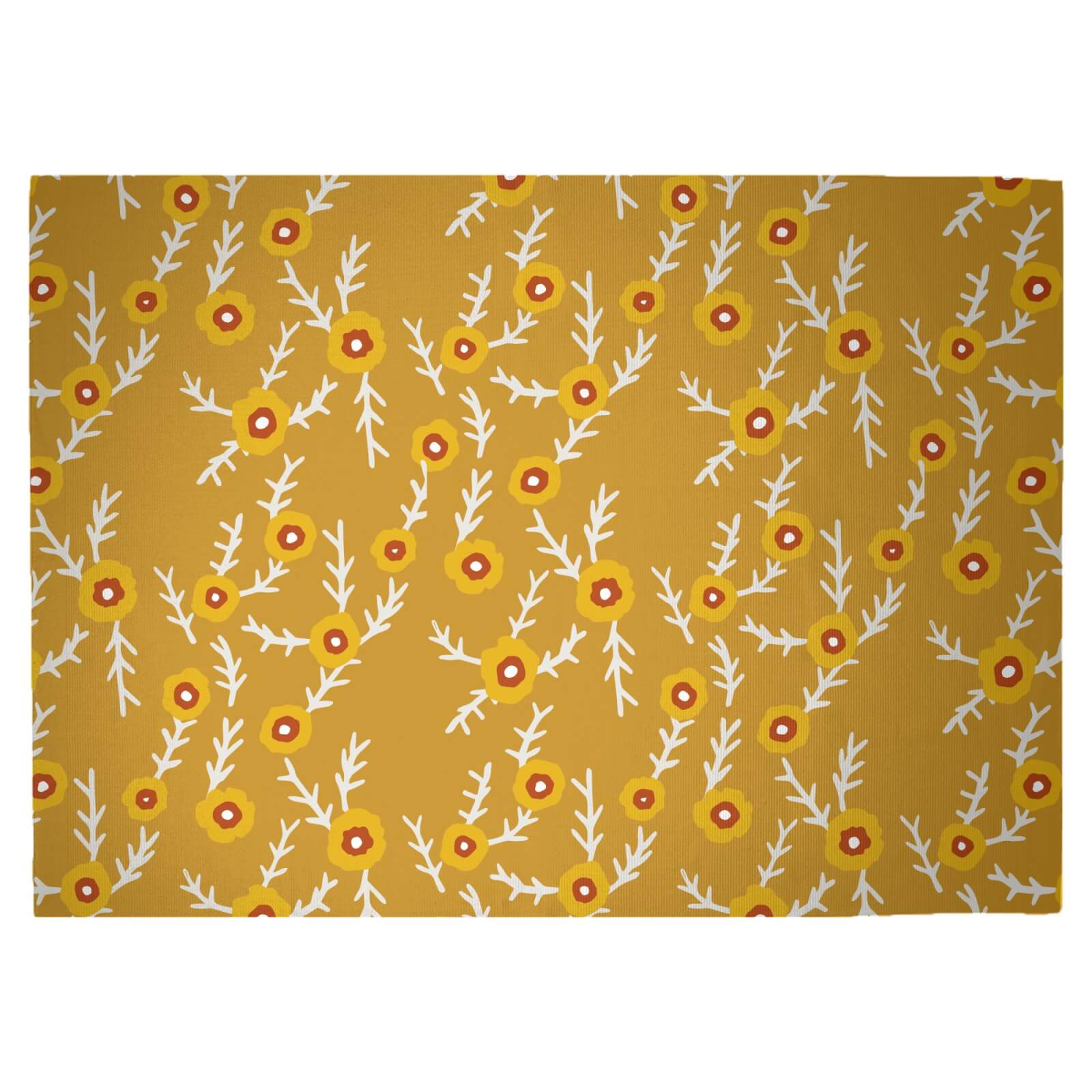 Twigs And Berries Woven Rug - Large