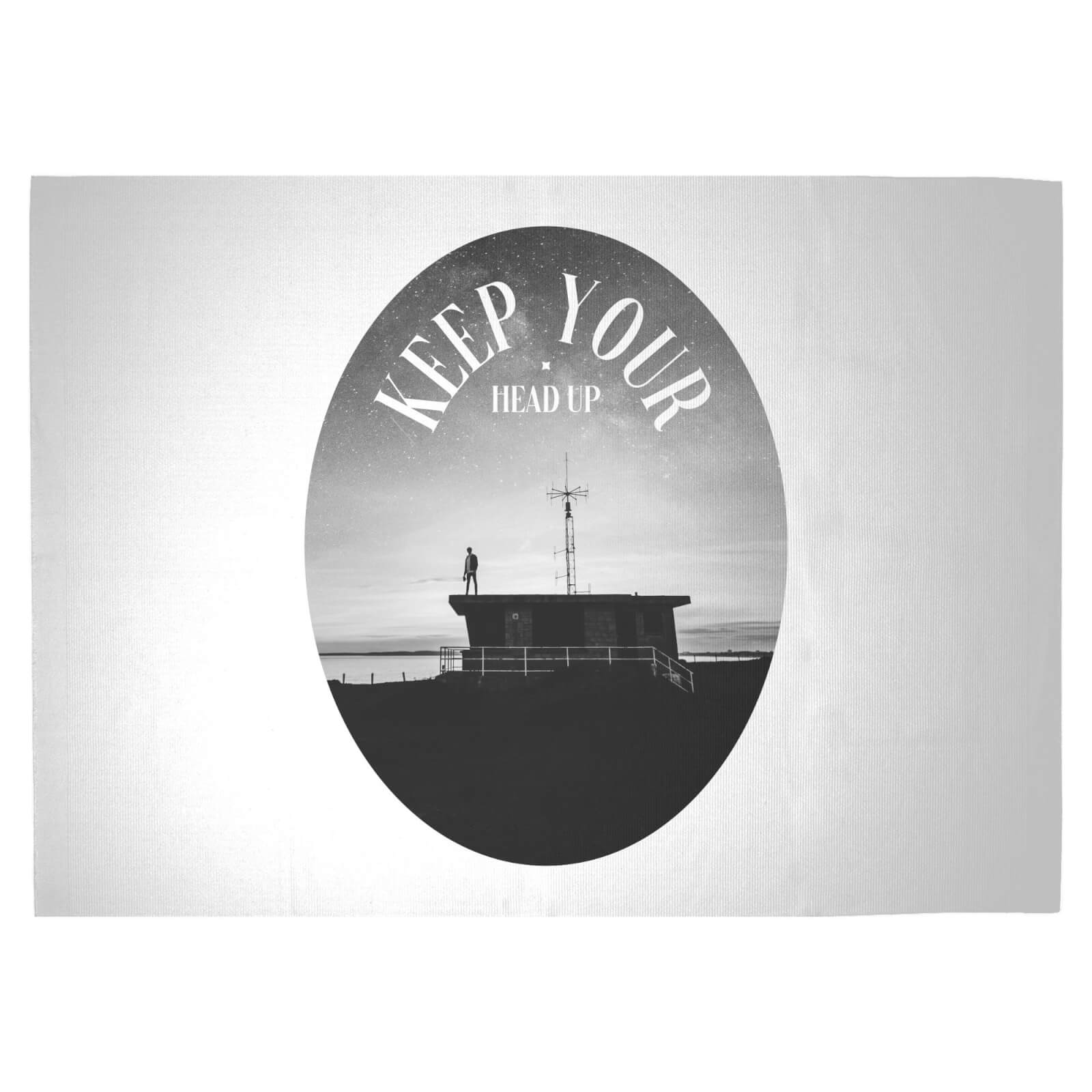 Keep Your Head Up Woven Rug - Large