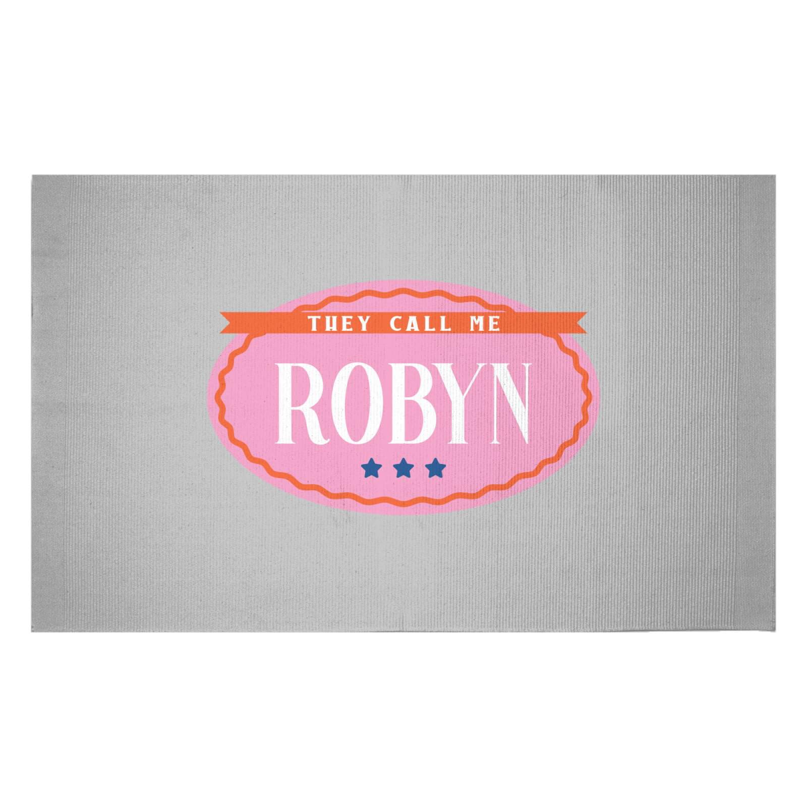 They Call Me Robyn Woven Rug - Small