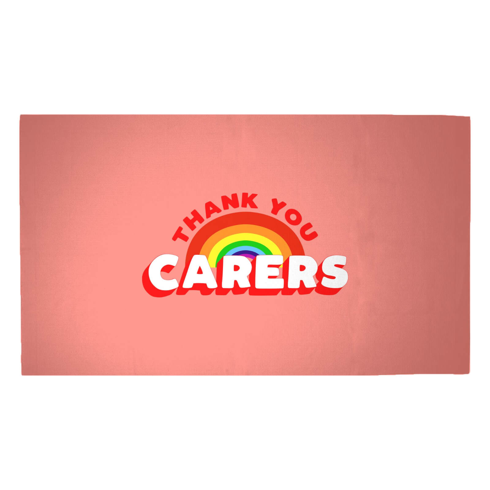 Thank You Carers Woven Rug - Medium
