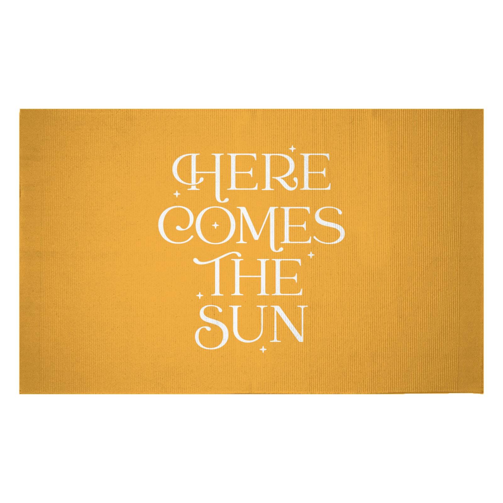 Here Comes The Sun Woven Rug - Small