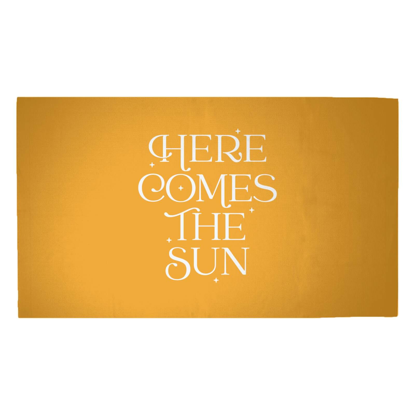 Here Comes The Sun Woven Rug - Medium