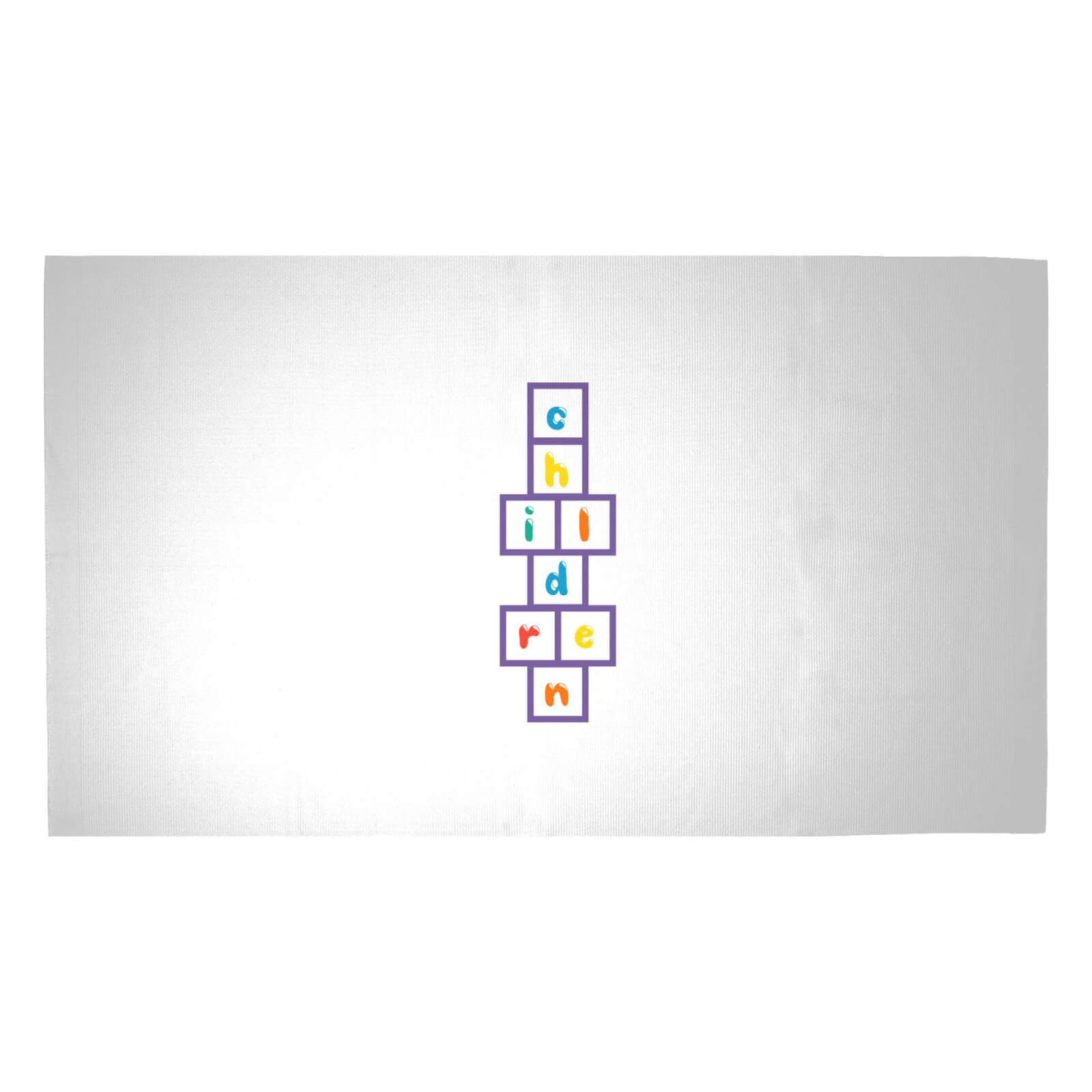 Children Hop Scotch Woven Rug - Medium