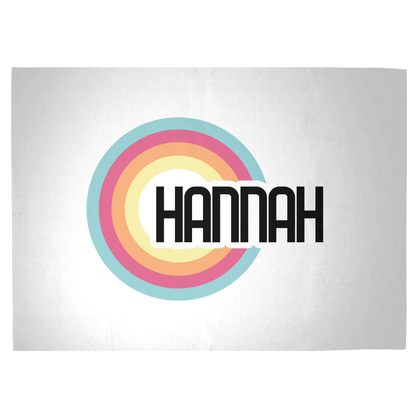 Hannah Rainbow Woven Rug - Large