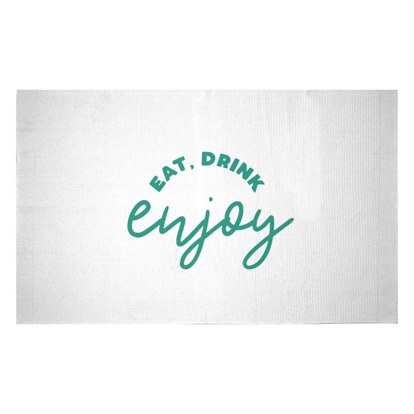 Eat Drink Enjoy Woven Rug - Small