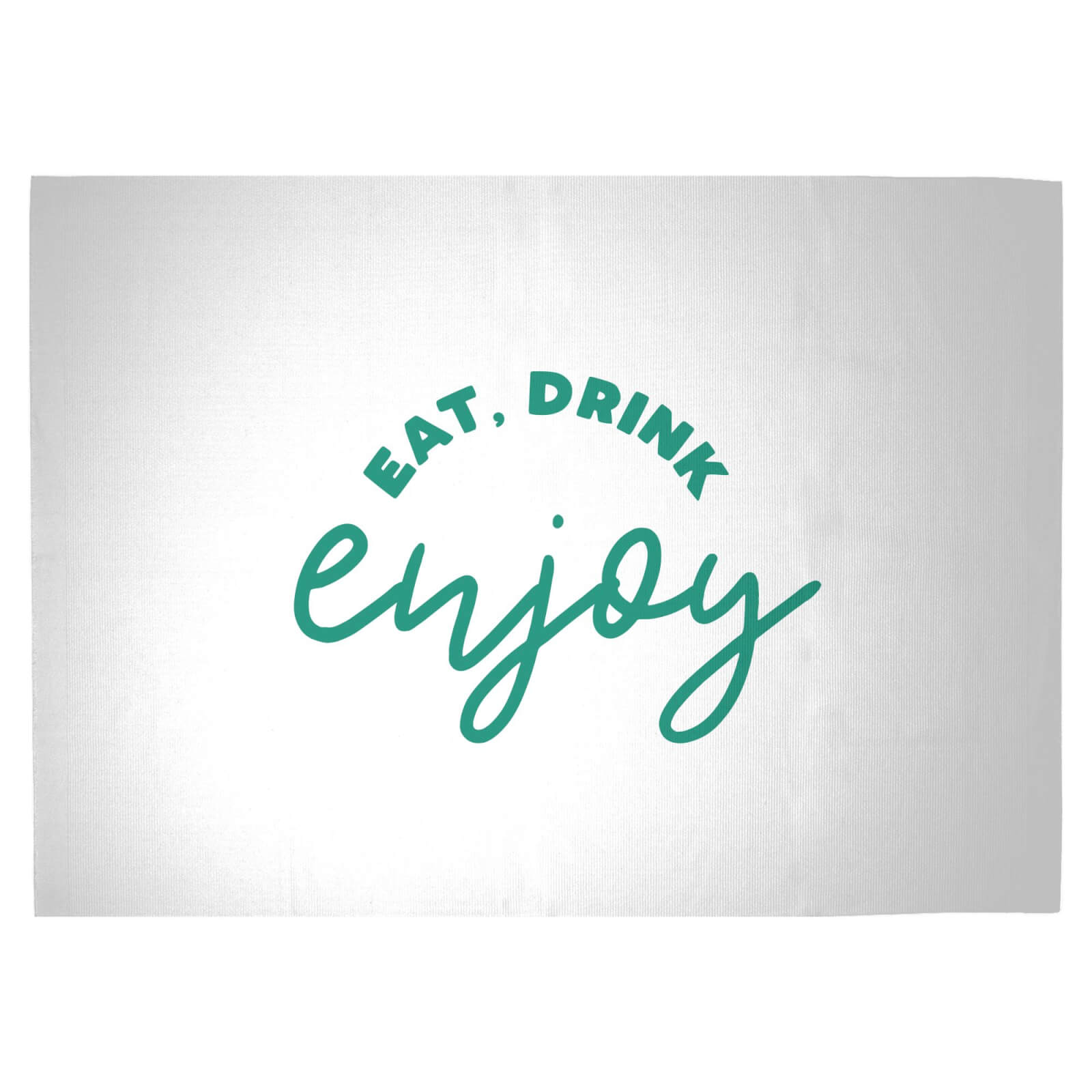 Eat Drink Enjoy Woven Rug - Large