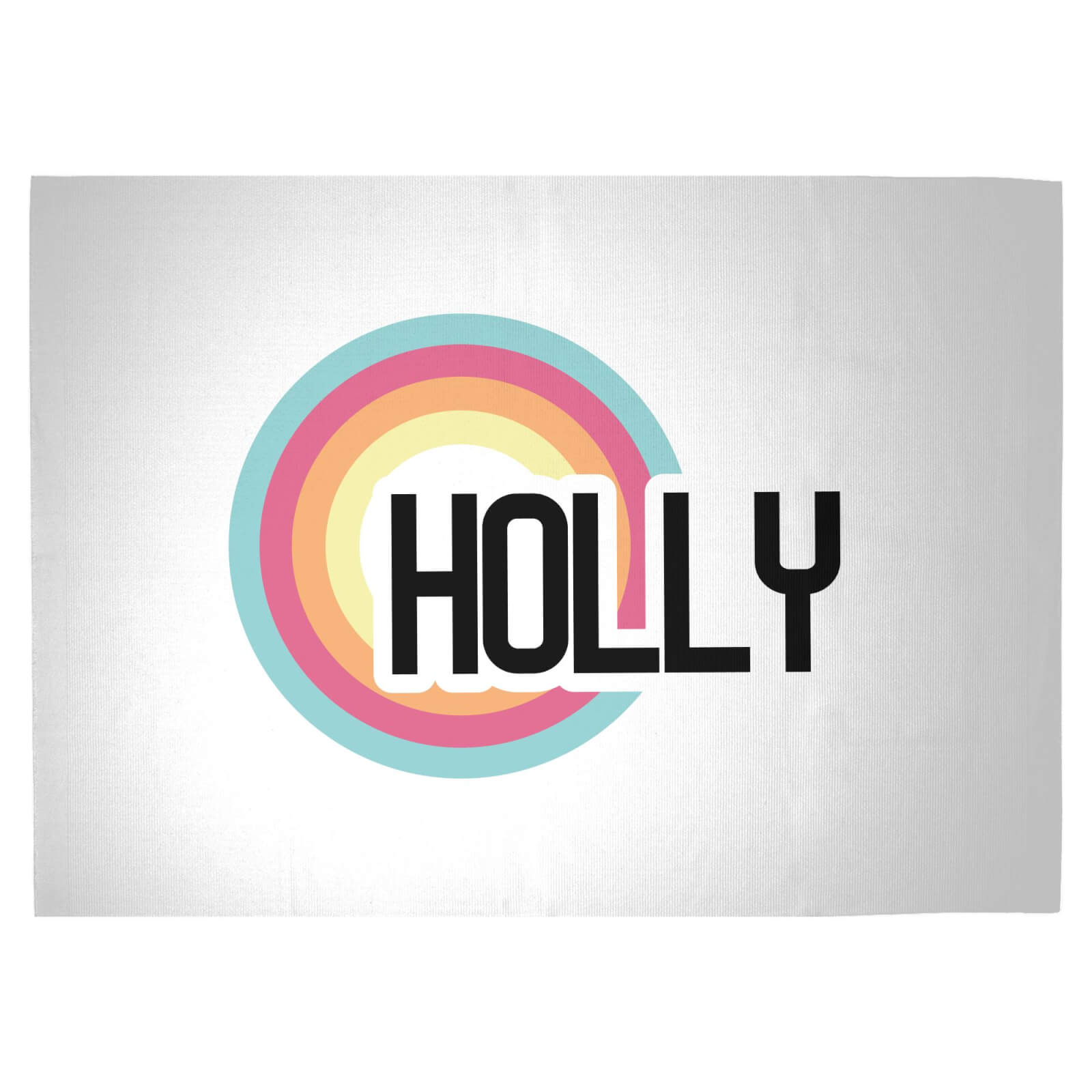 Holly Rainbow Woven Rug - Large