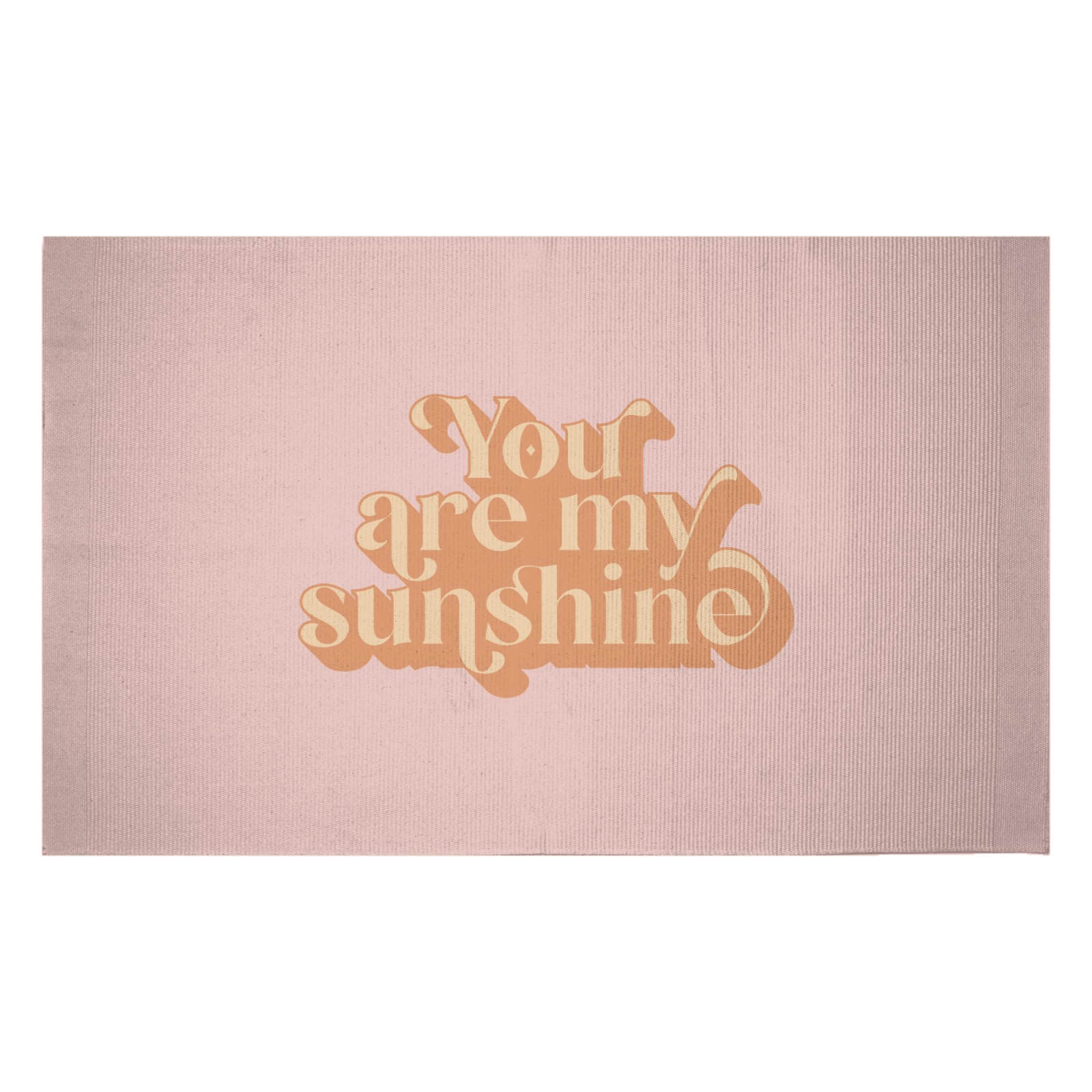 You Are My Sunshine Woven Rug - Small