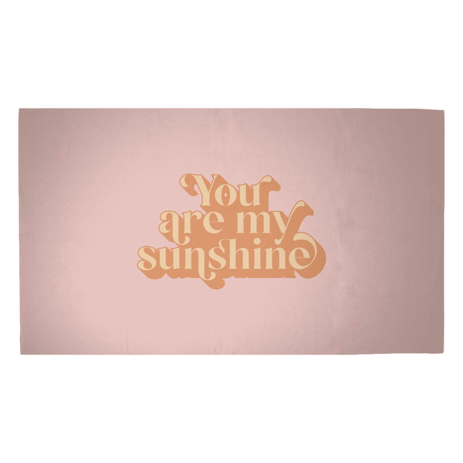 You Are My Sunshine Woven Rug - Medium