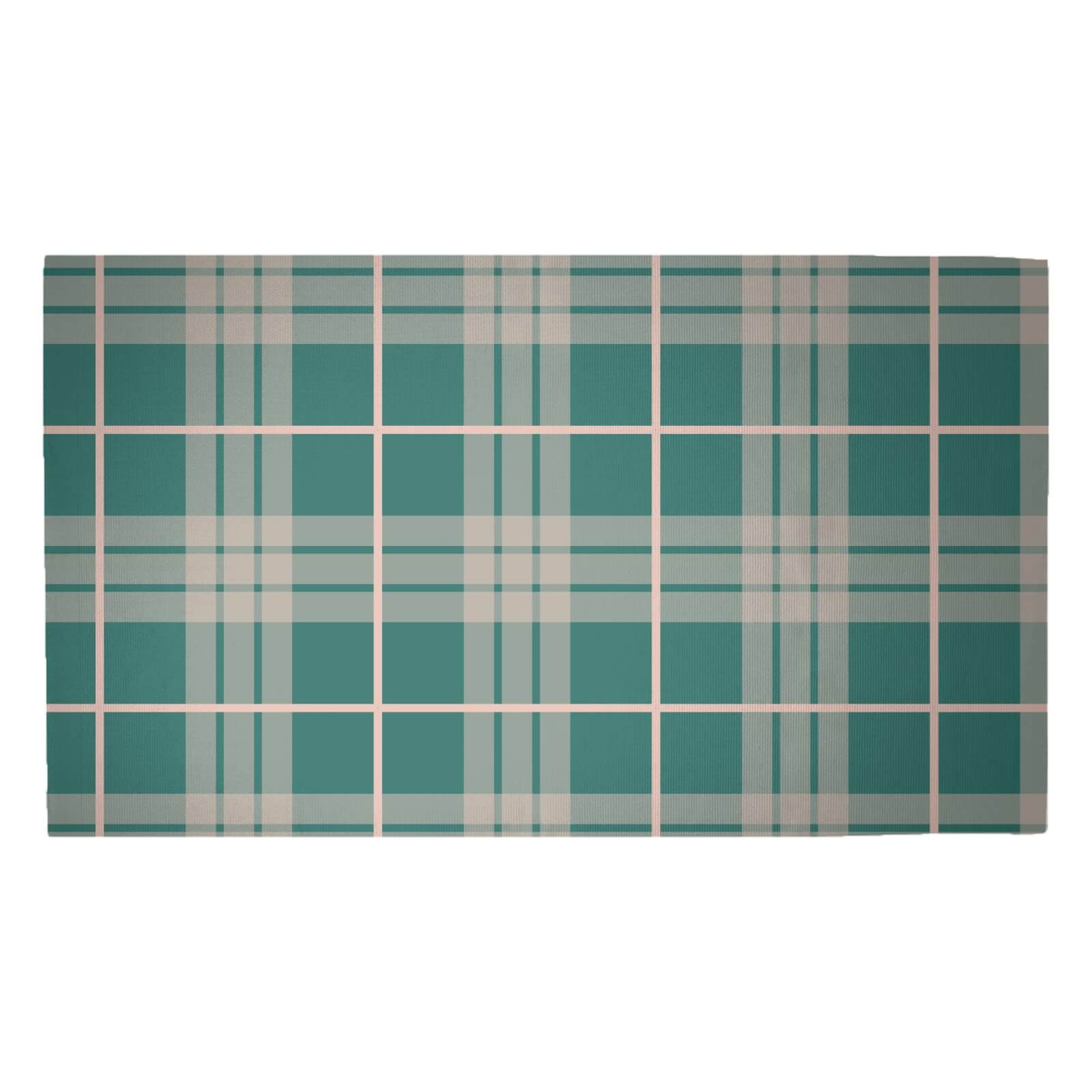 Home Tartan Woven Rug - Medium