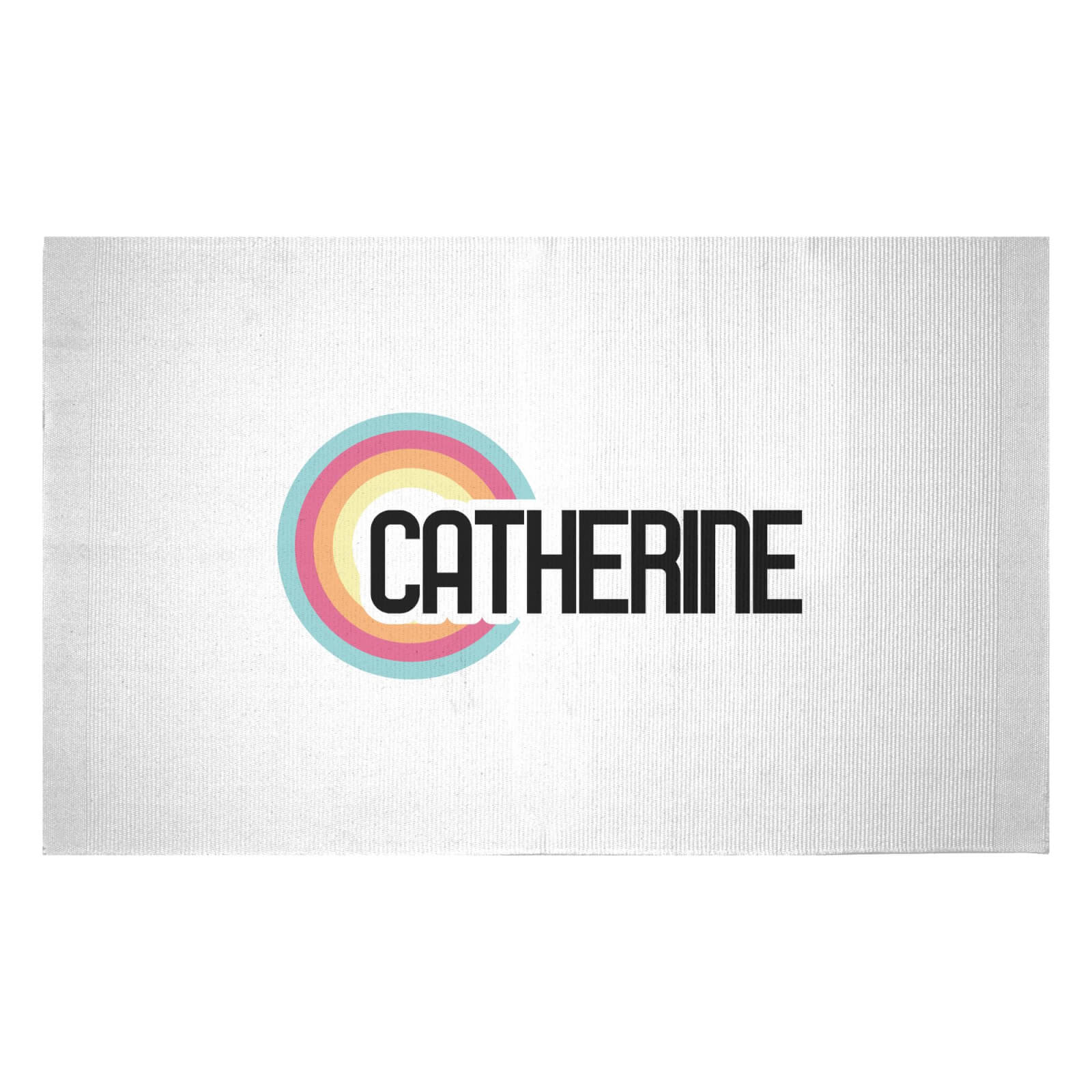 Catherine Rainbow Woven Rug - Small