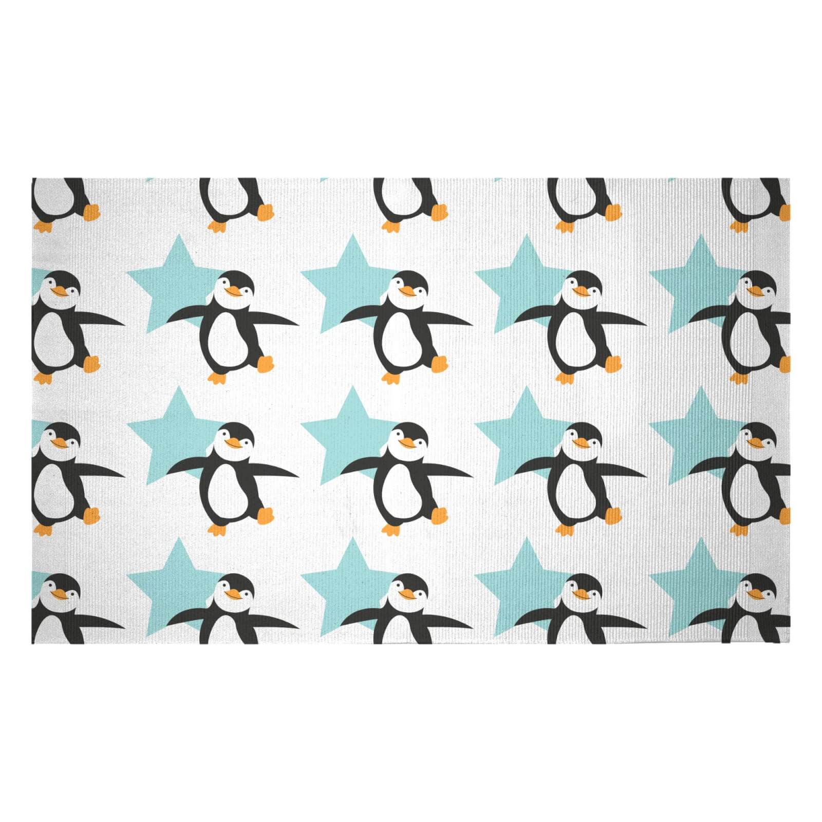 Penguin Stars Woven Rug - Small