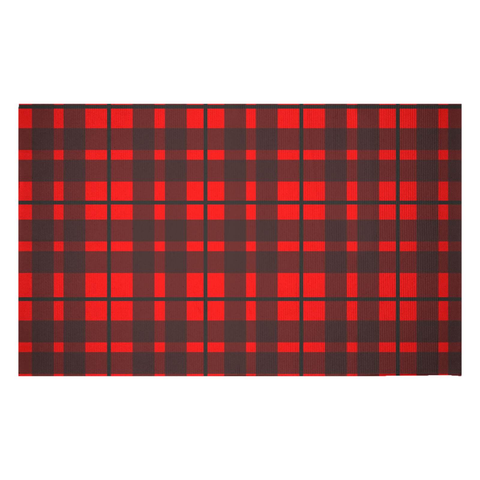 Tartan Woven Rug - Small