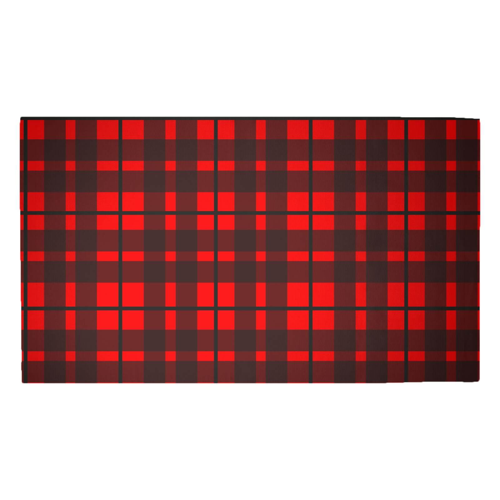 Tartan Woven Rug - Medium