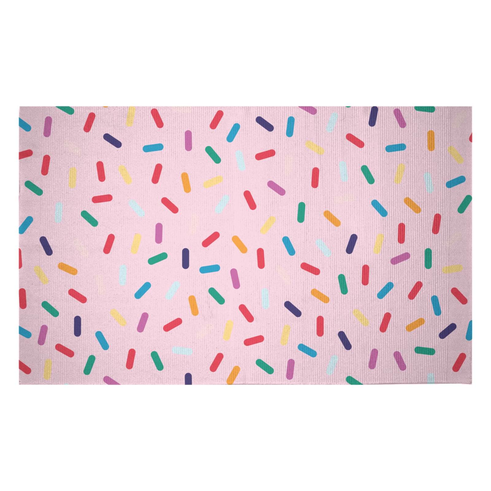 Rainbow Sprinkles Woven Rug - Small