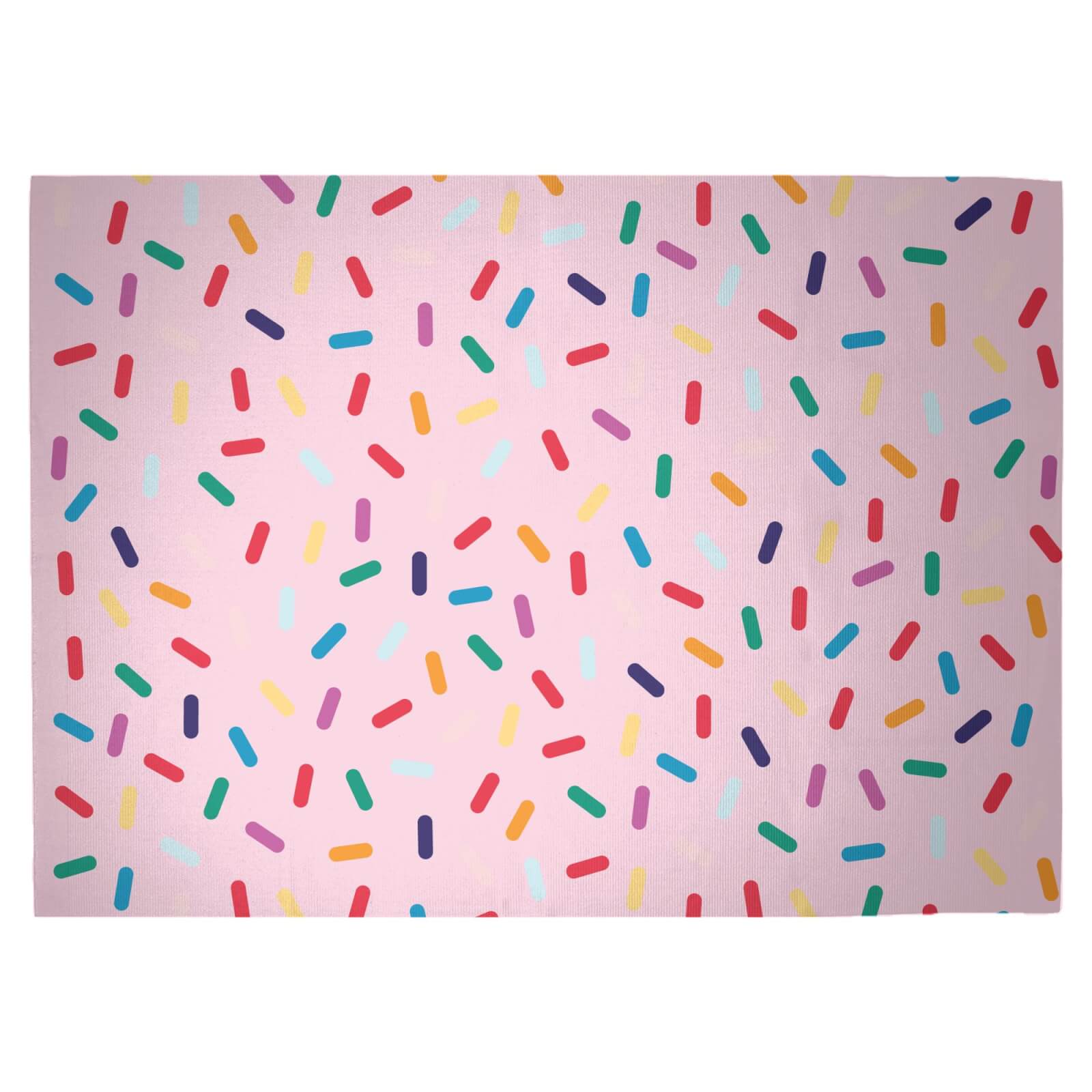 Rainbow Sprinkles Woven Rug - Large