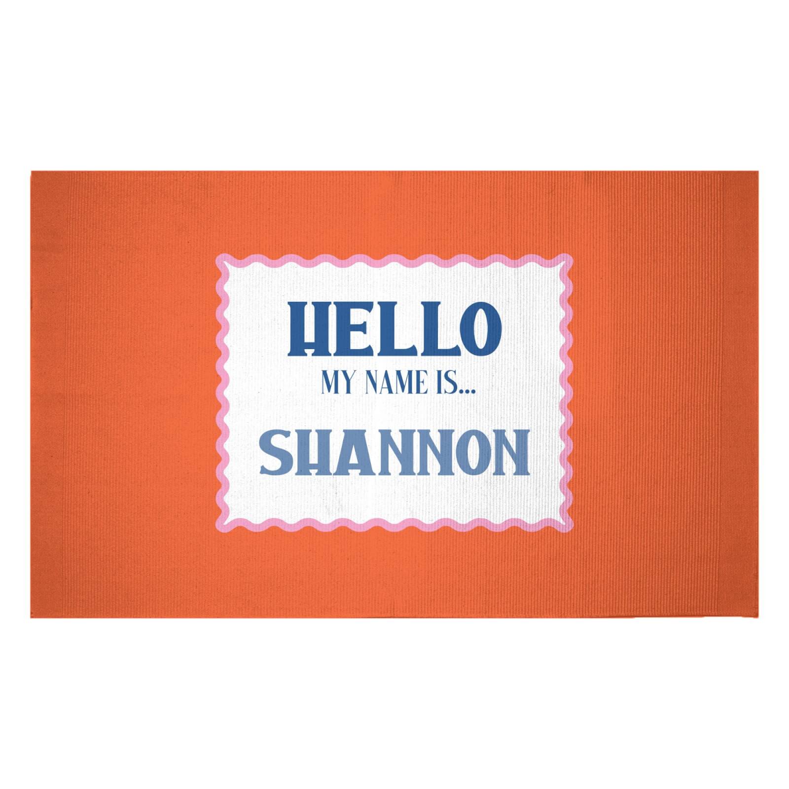Hello, My Name Is Siannon Woven Rug - Small