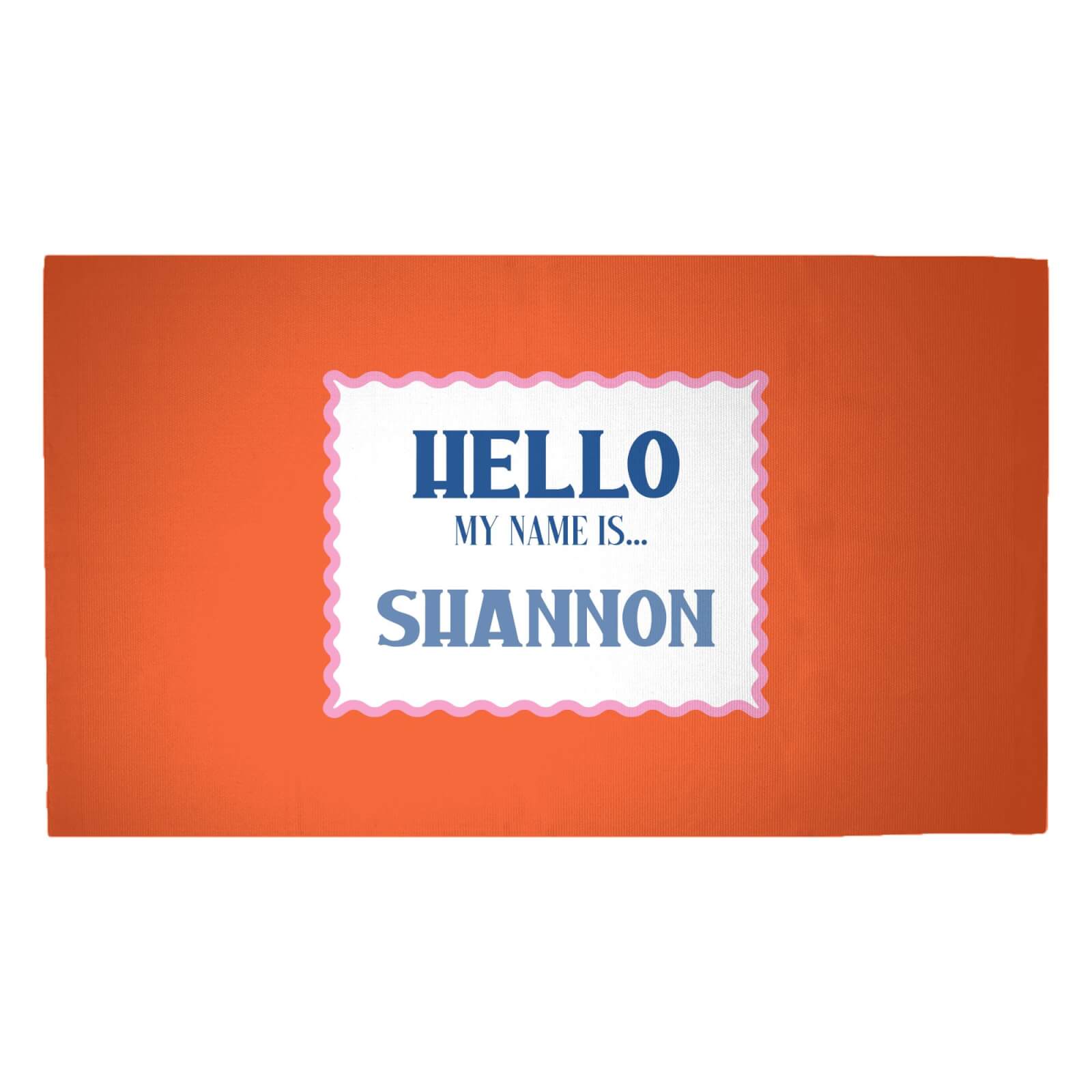 Hello, My Name Is Siannon Woven Rug - Medium