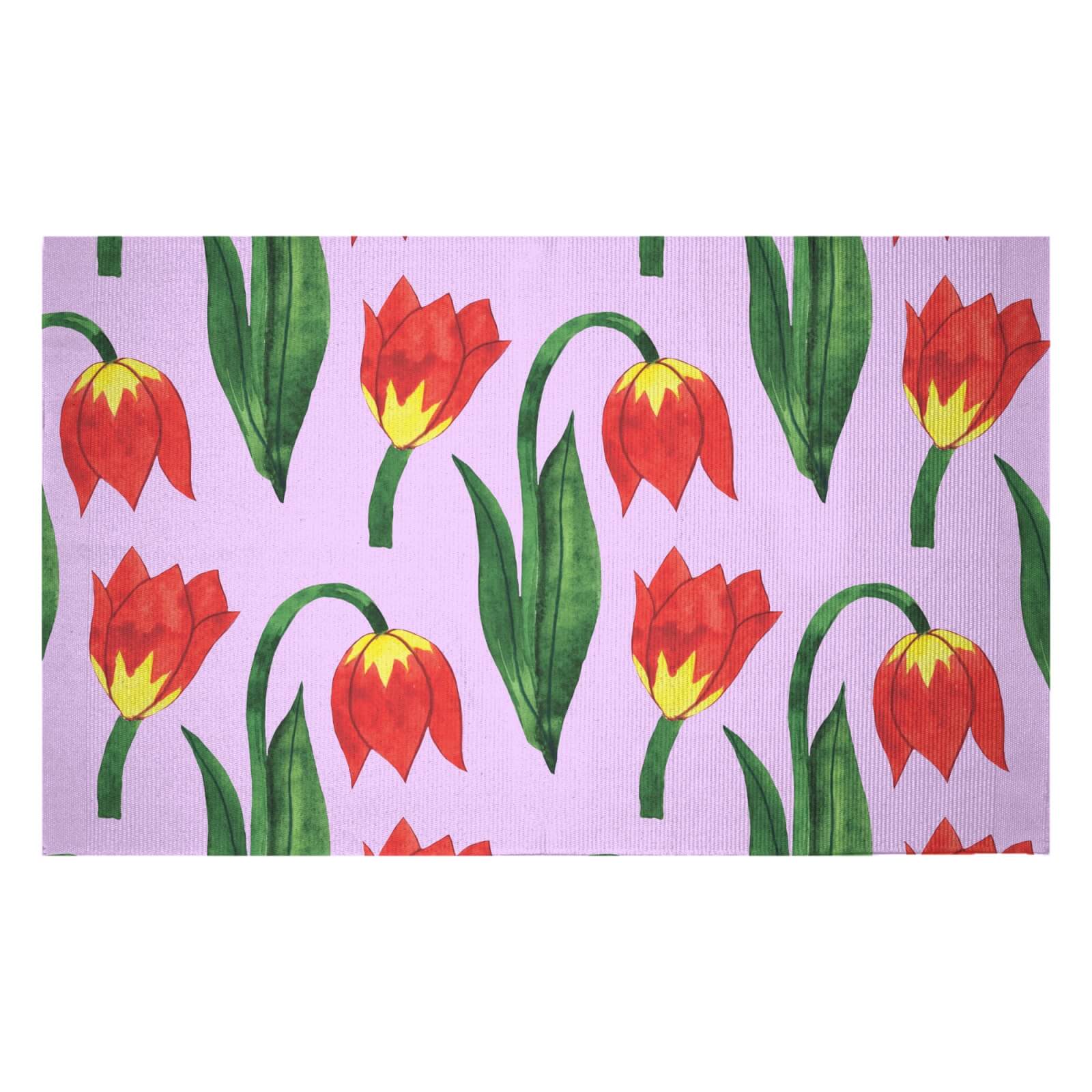Retro Botanicals Woven Rug - Small
