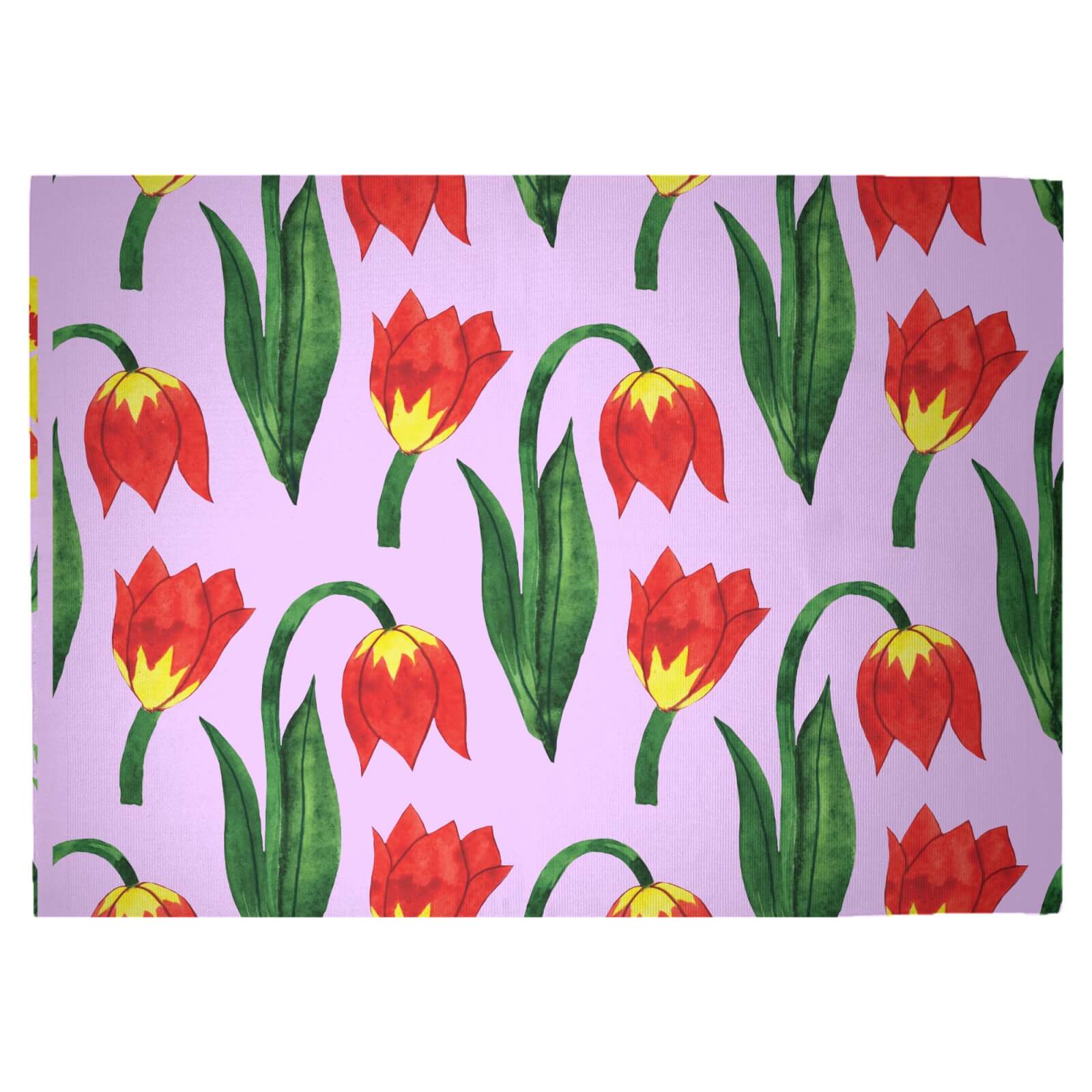 Retro Botanicals Woven Rug - Large