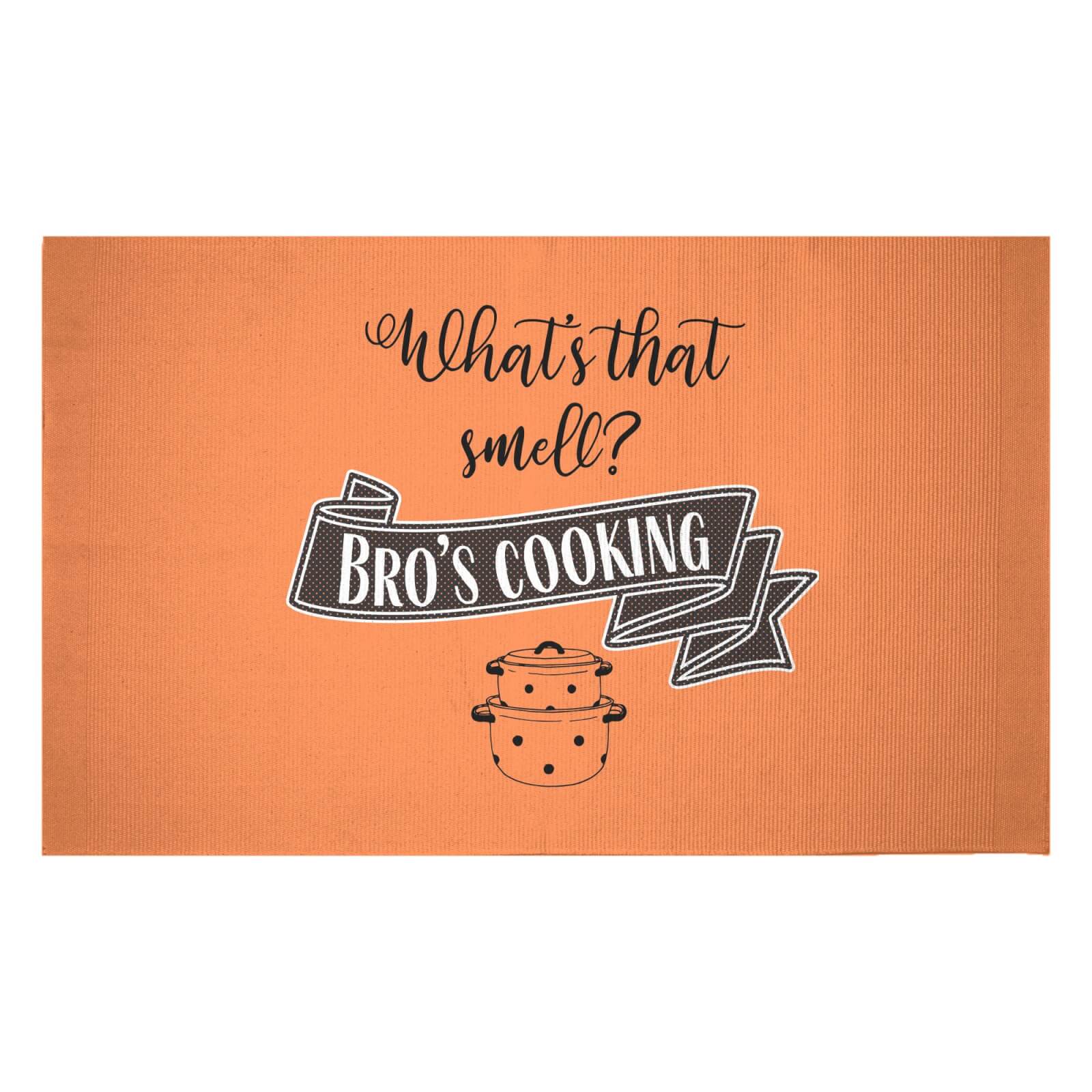 What's That Smell? Bro's Cooking Woven Rug - Small