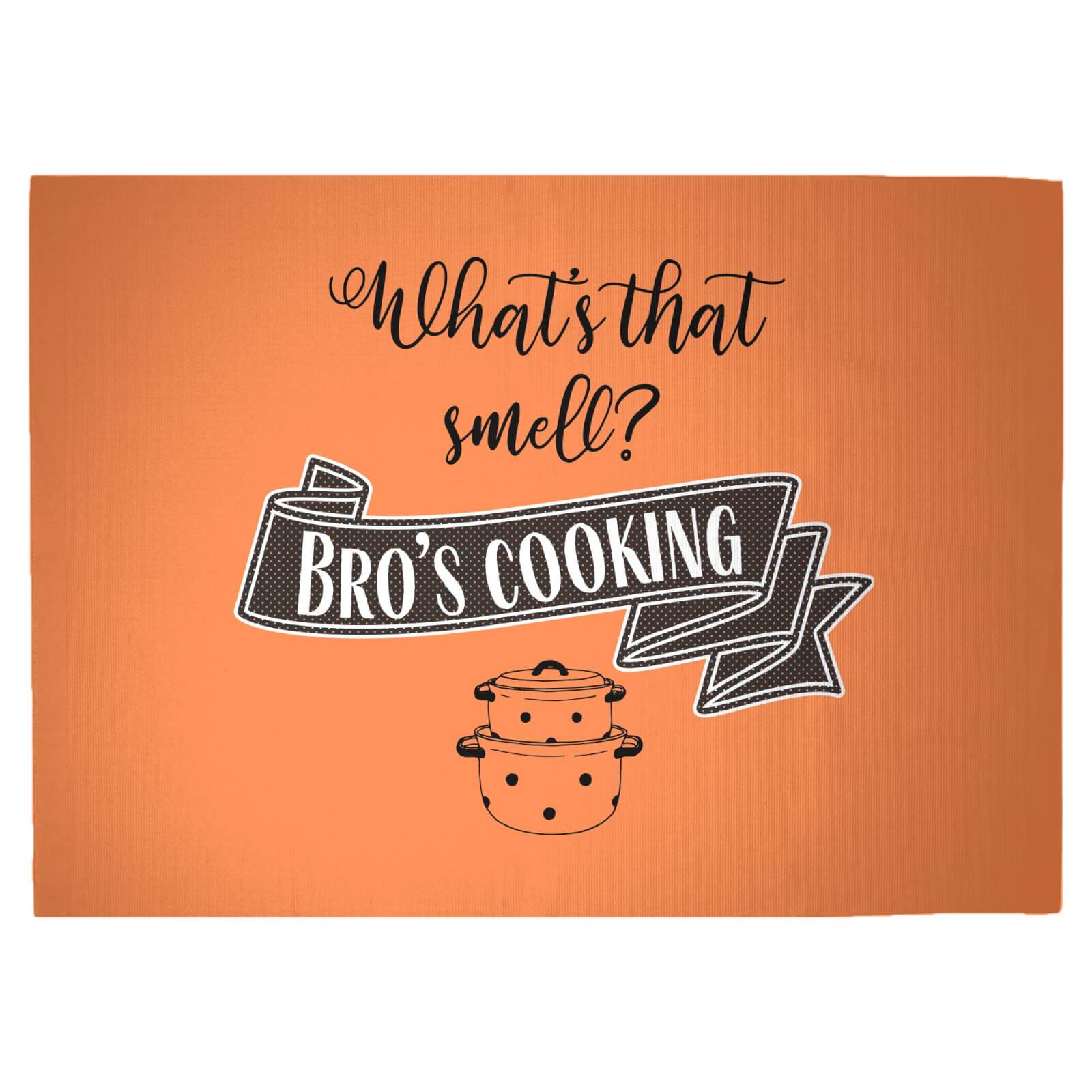 What's That Smell? Bro's Cooking Woven Rug - Large