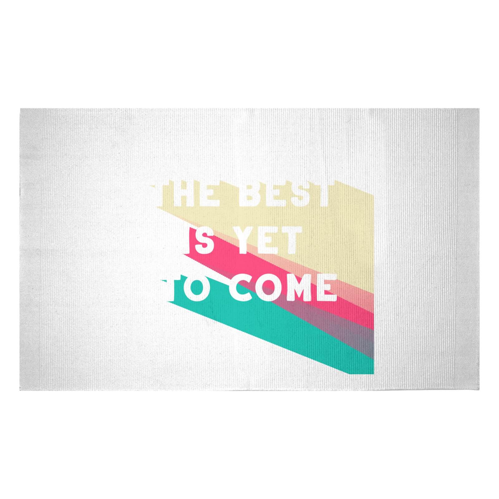 The Best Is Yet To Come Woven Rug - Small