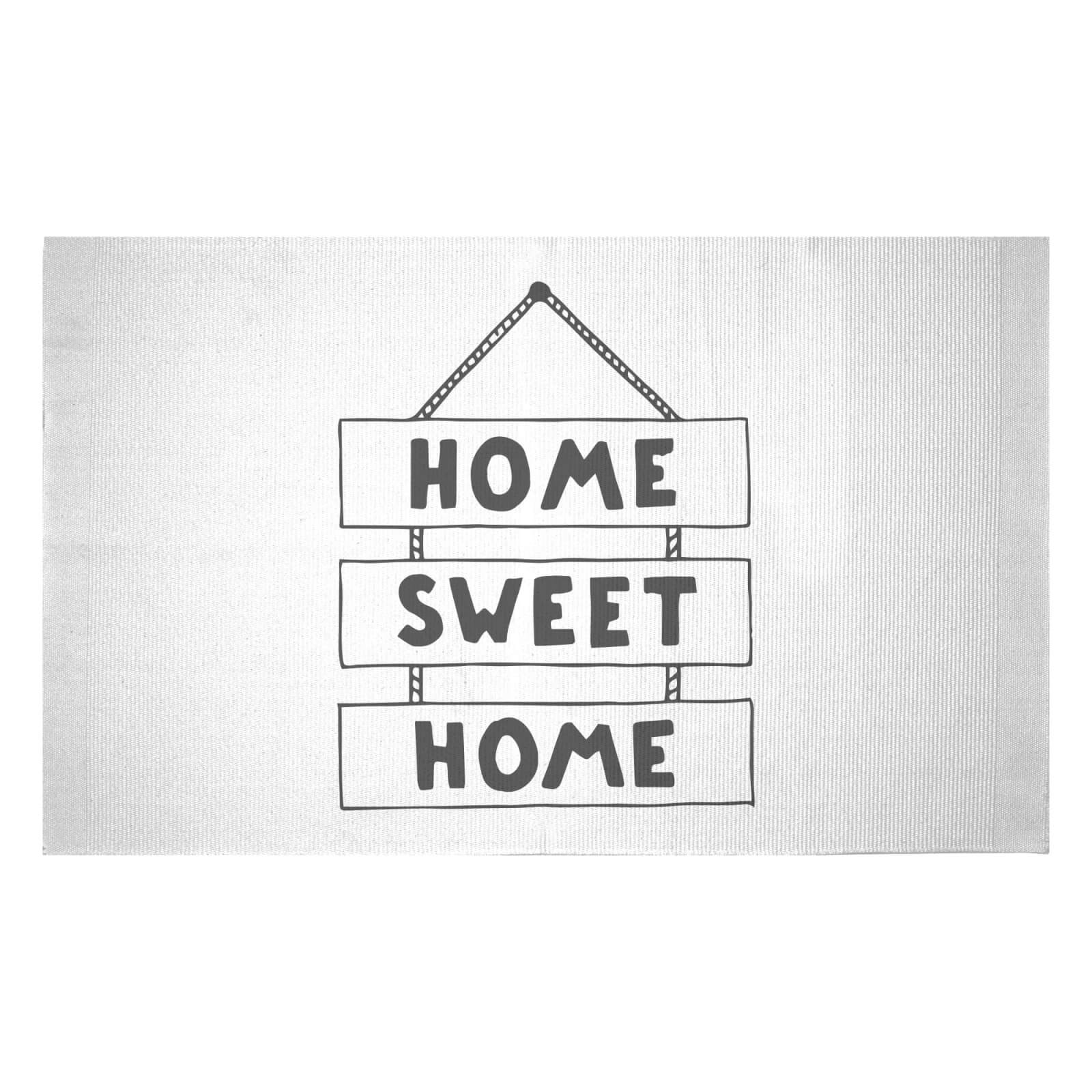 Home Sweet Home Woven Rug - Small