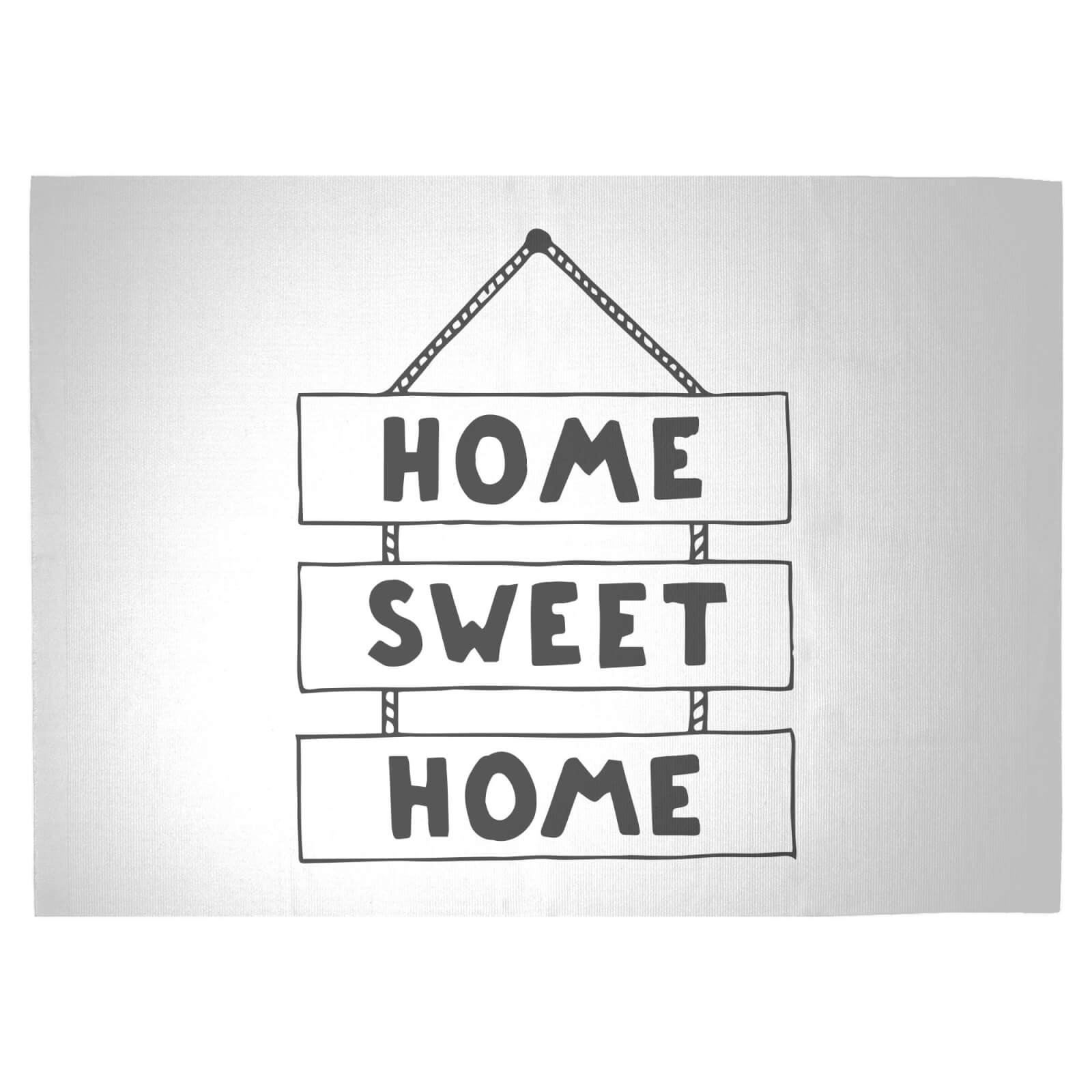 Home Sweet Home Woven Rug - Large