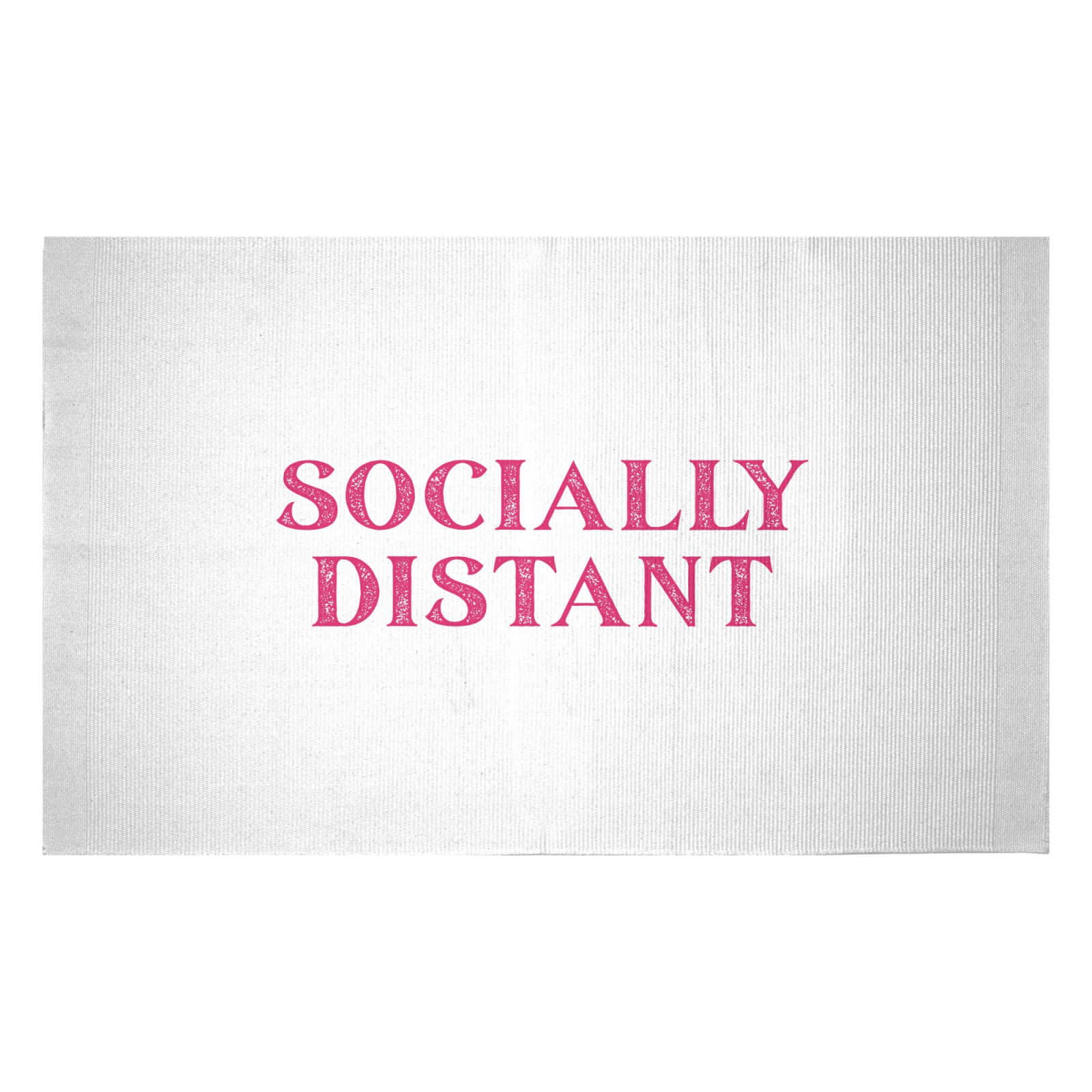 Socially Distant Woven Rug - Small
