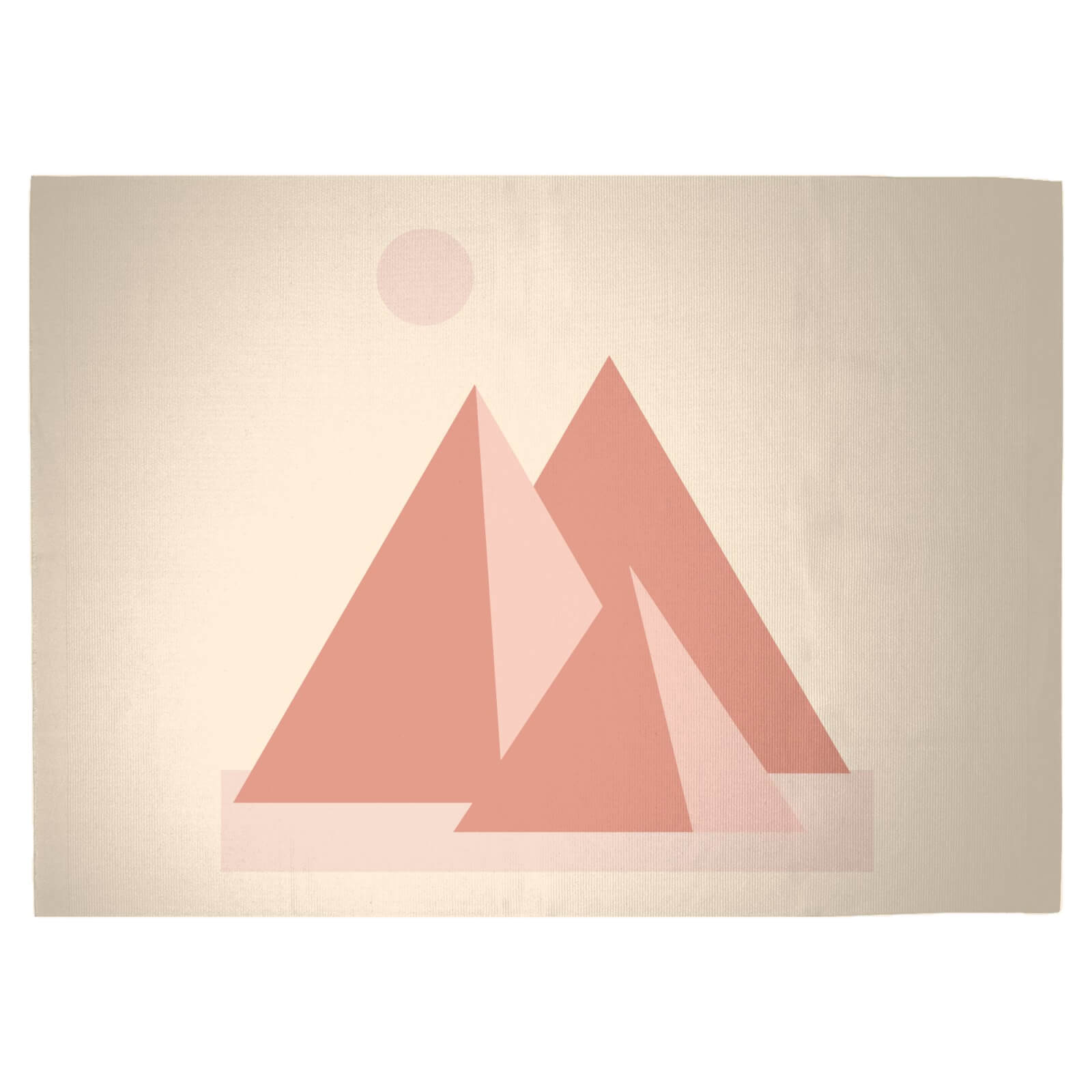 Pyramids Woven Rug - Large