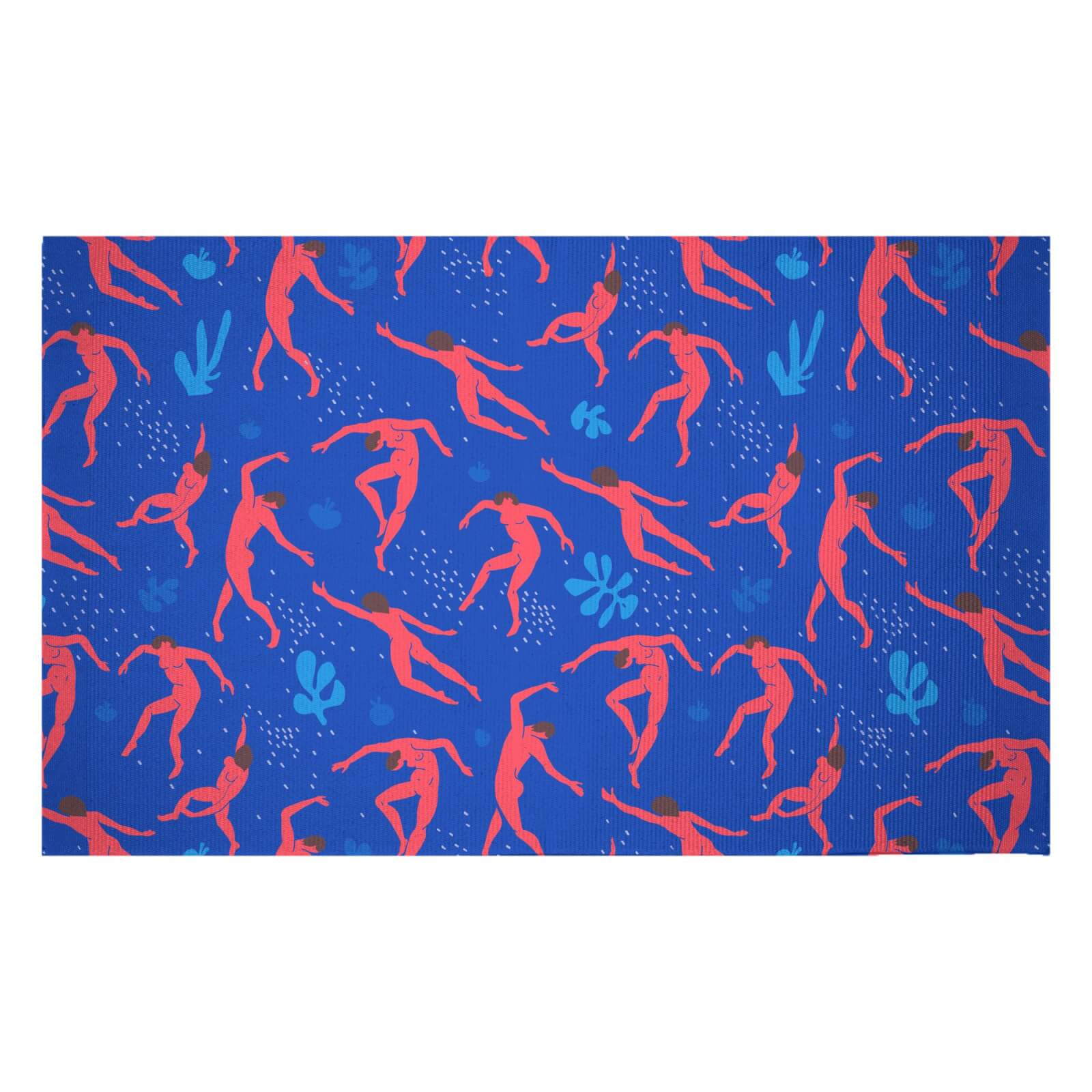 Cool Tone Dancers Woven Rug - Small