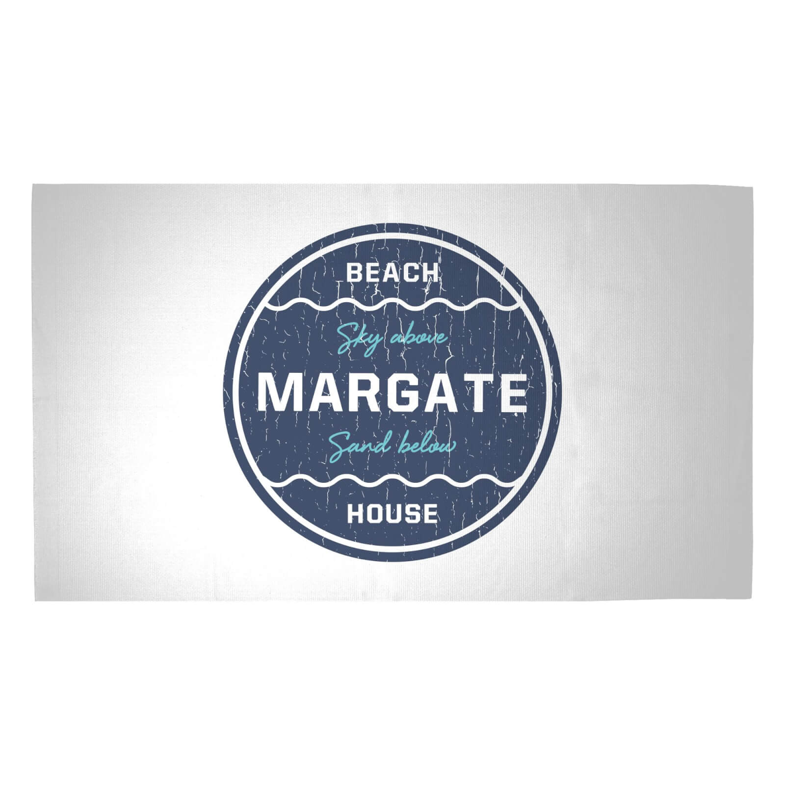 Margate Beach Badge Woven Rug - Medium