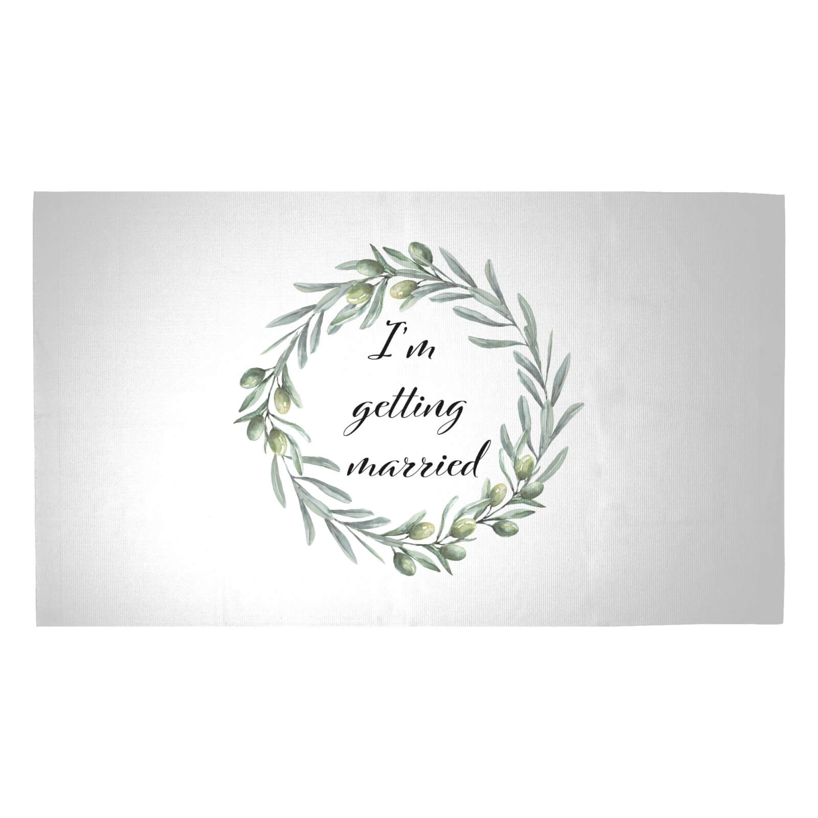I'm Getting Married Woven Rug - Medium