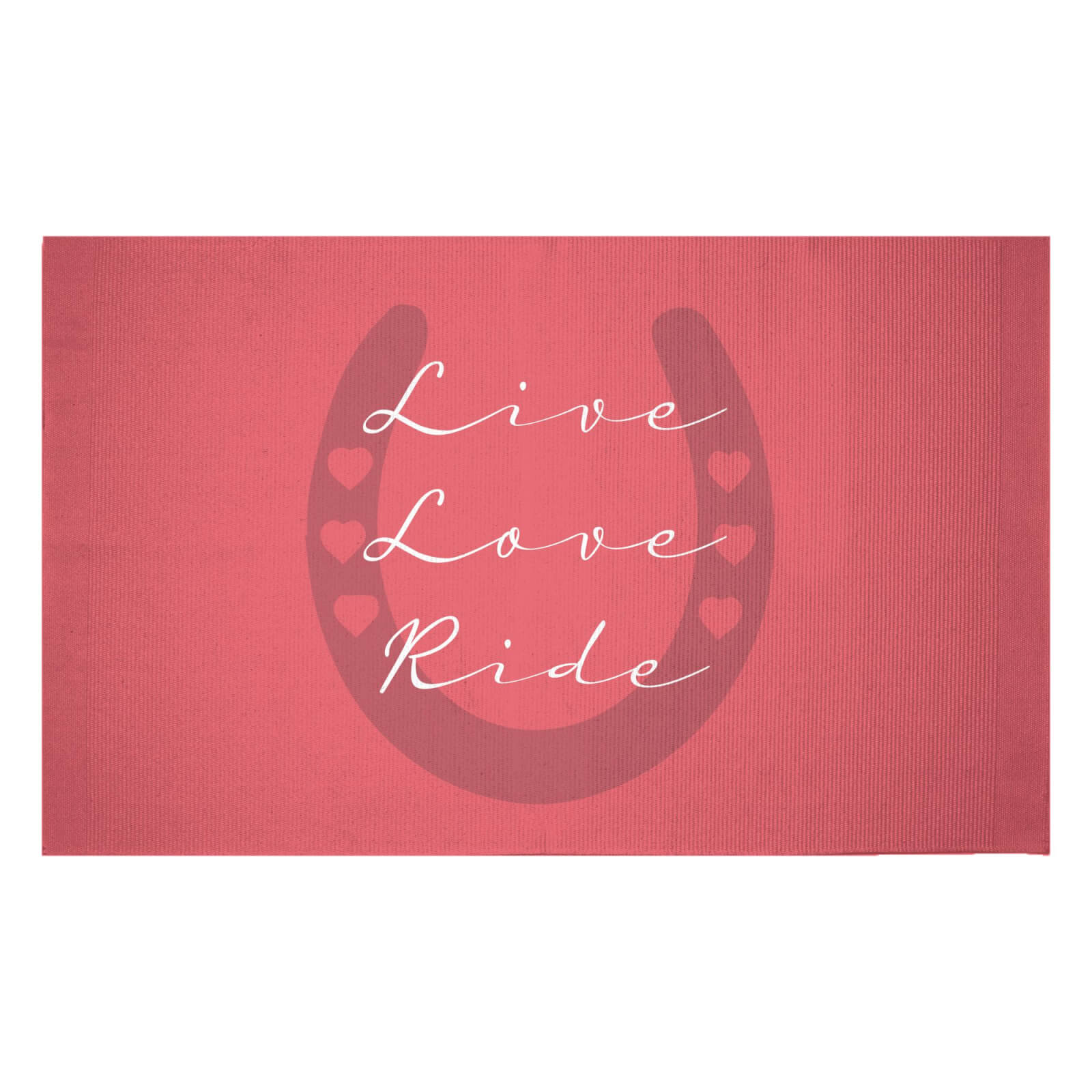 Live Love Ride Woven Rug - Small