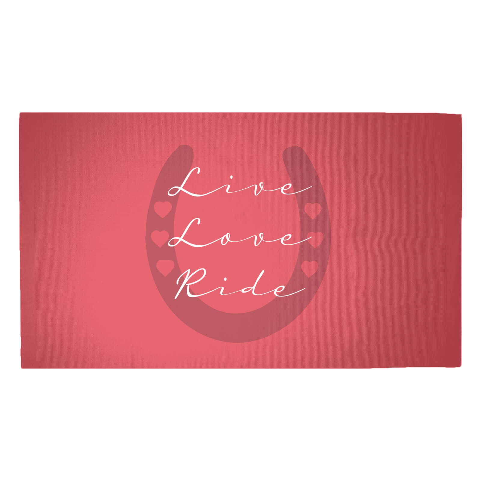 Live Love Ride Woven Rug - Medium