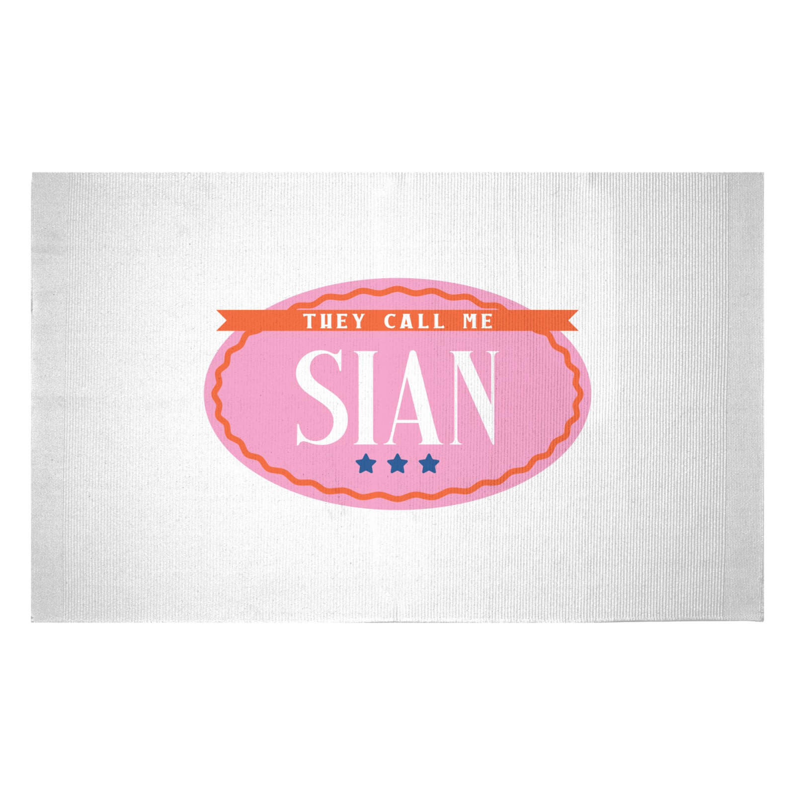 They Call Me Sian Woven Rug - Small