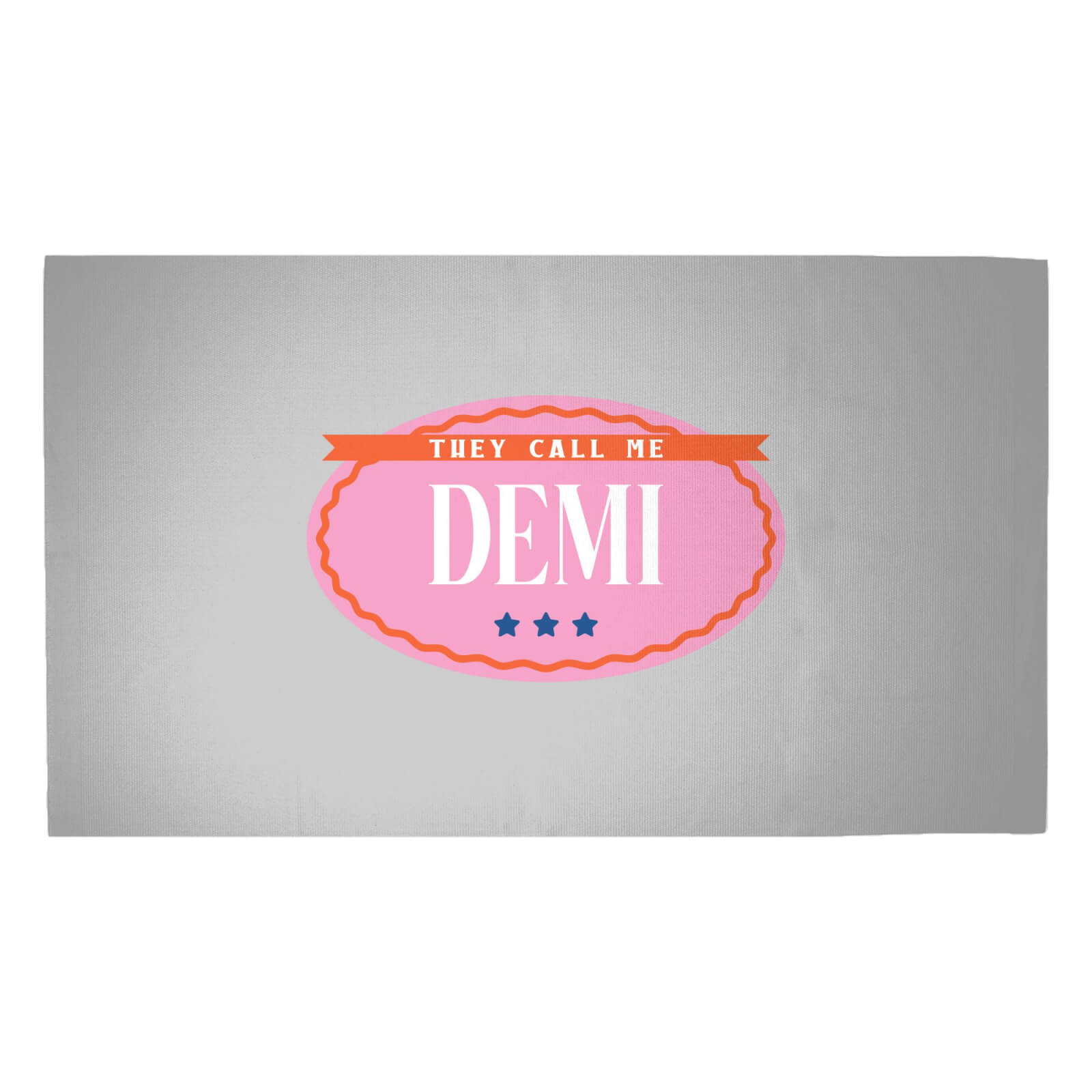 They Call Me Demi Woven Rug - Medium