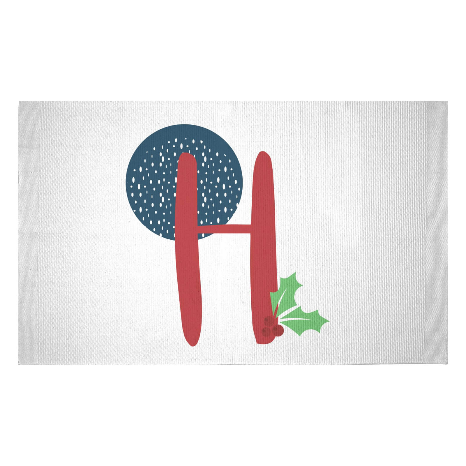 H Woven Rug - Small