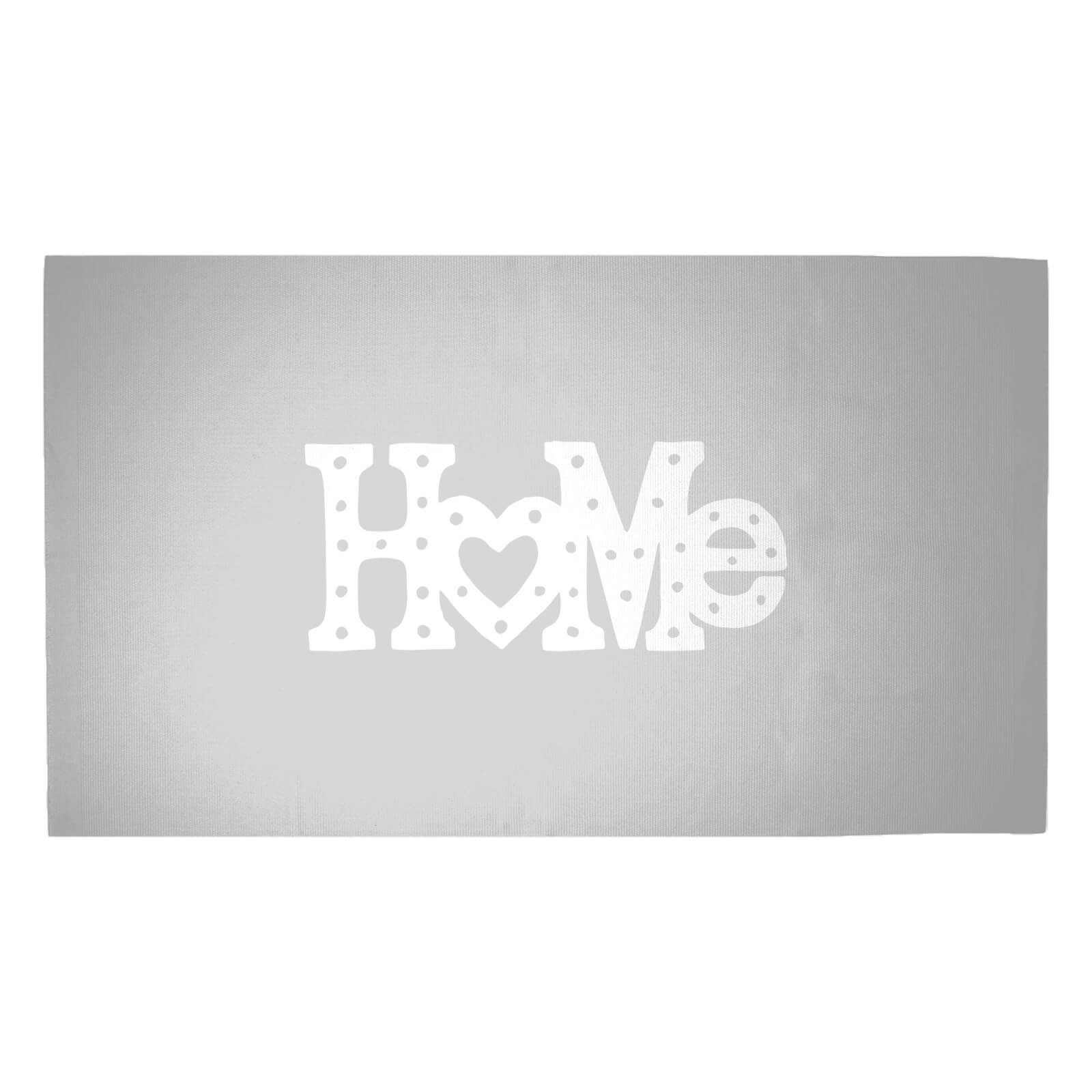 Home Typographic Woven Rug - Medium