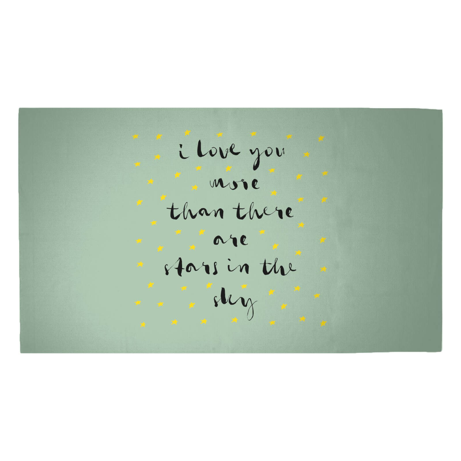 I Love You More Than There Are Stars In The Sky Woven Rug - Medium