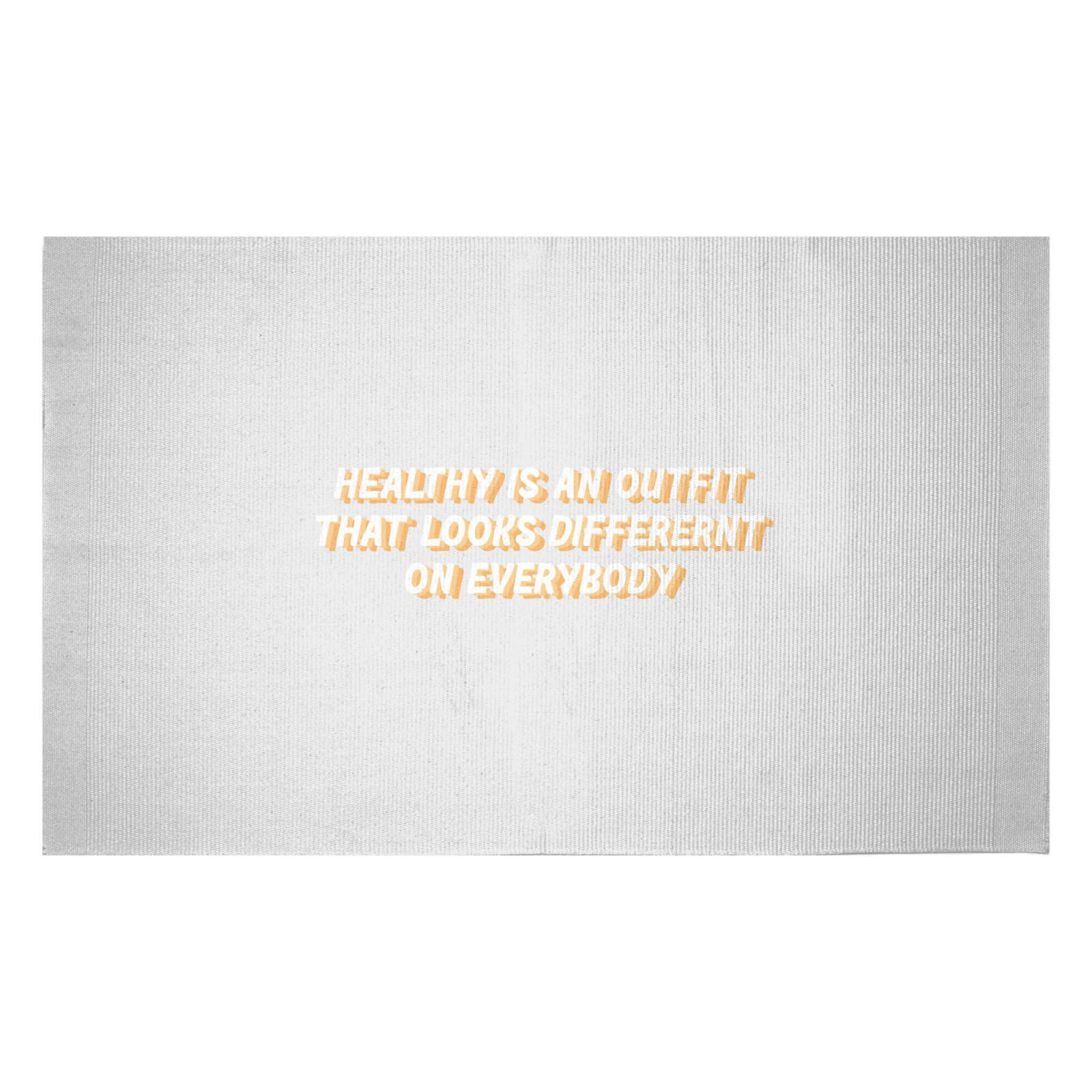 Healthy Is An Outfit... Woven Rug - Small