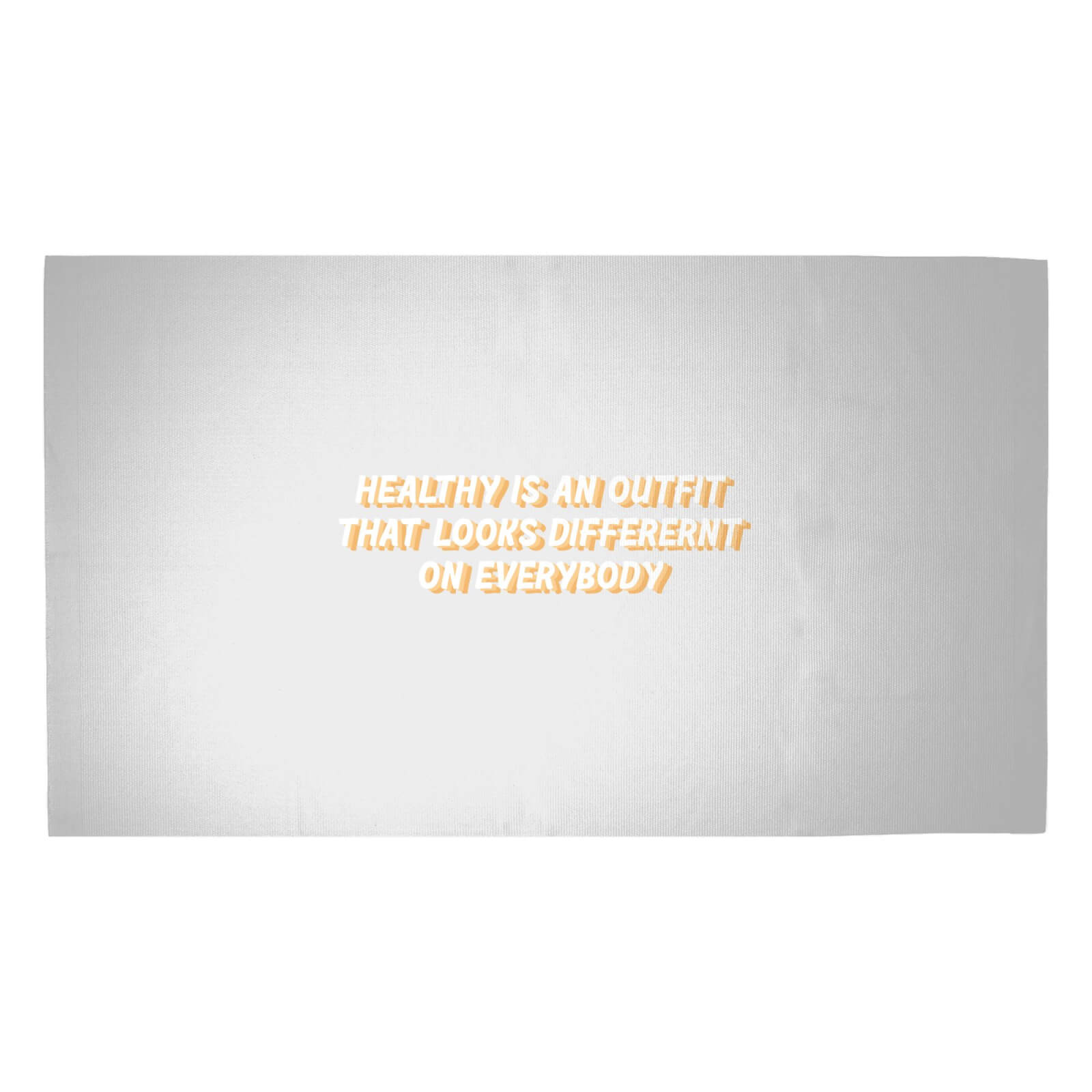 Healthy Is An Outfit... Woven Rug - Medium